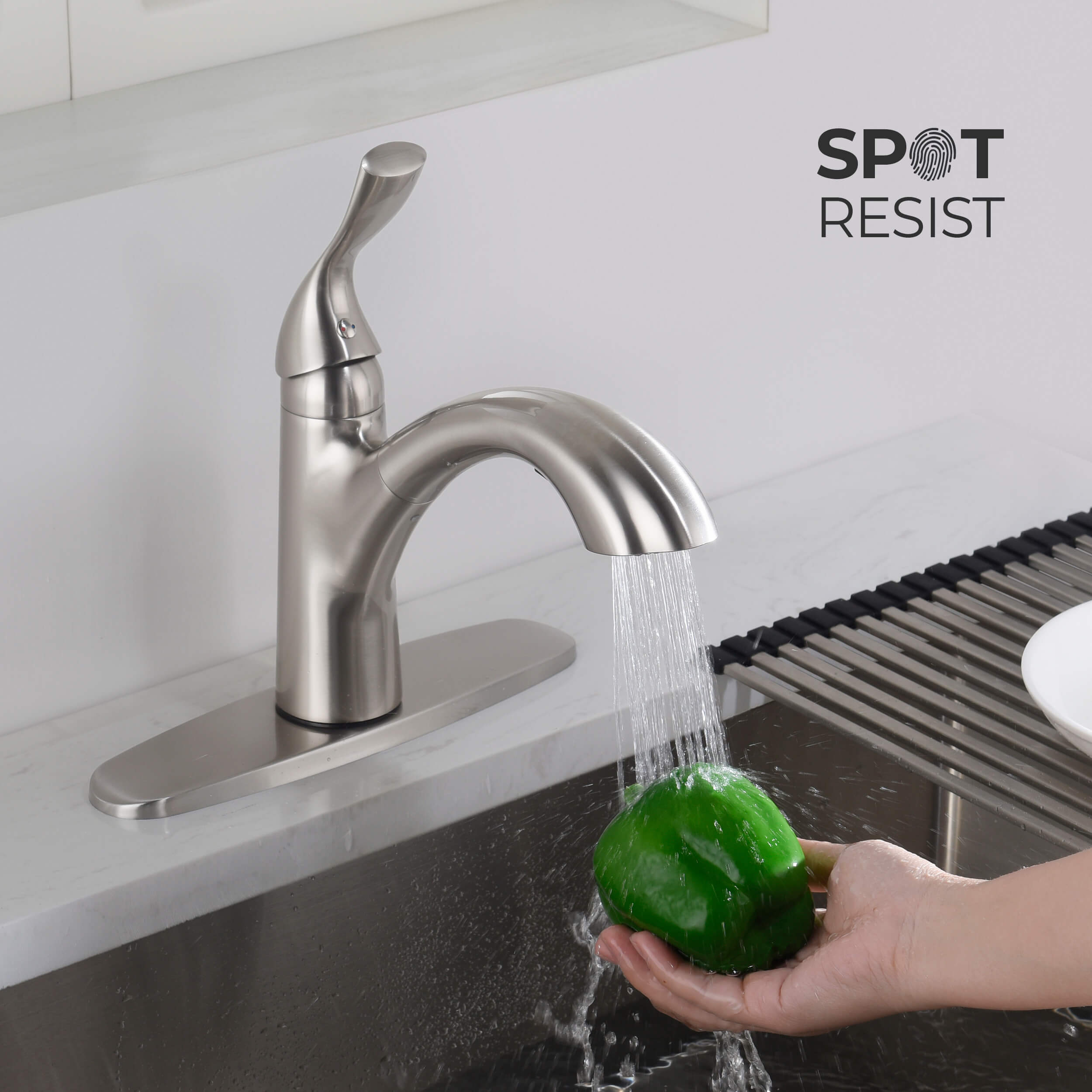 Single Handle Pull Out Kitchen Faucet - F103 — thumbnail 3