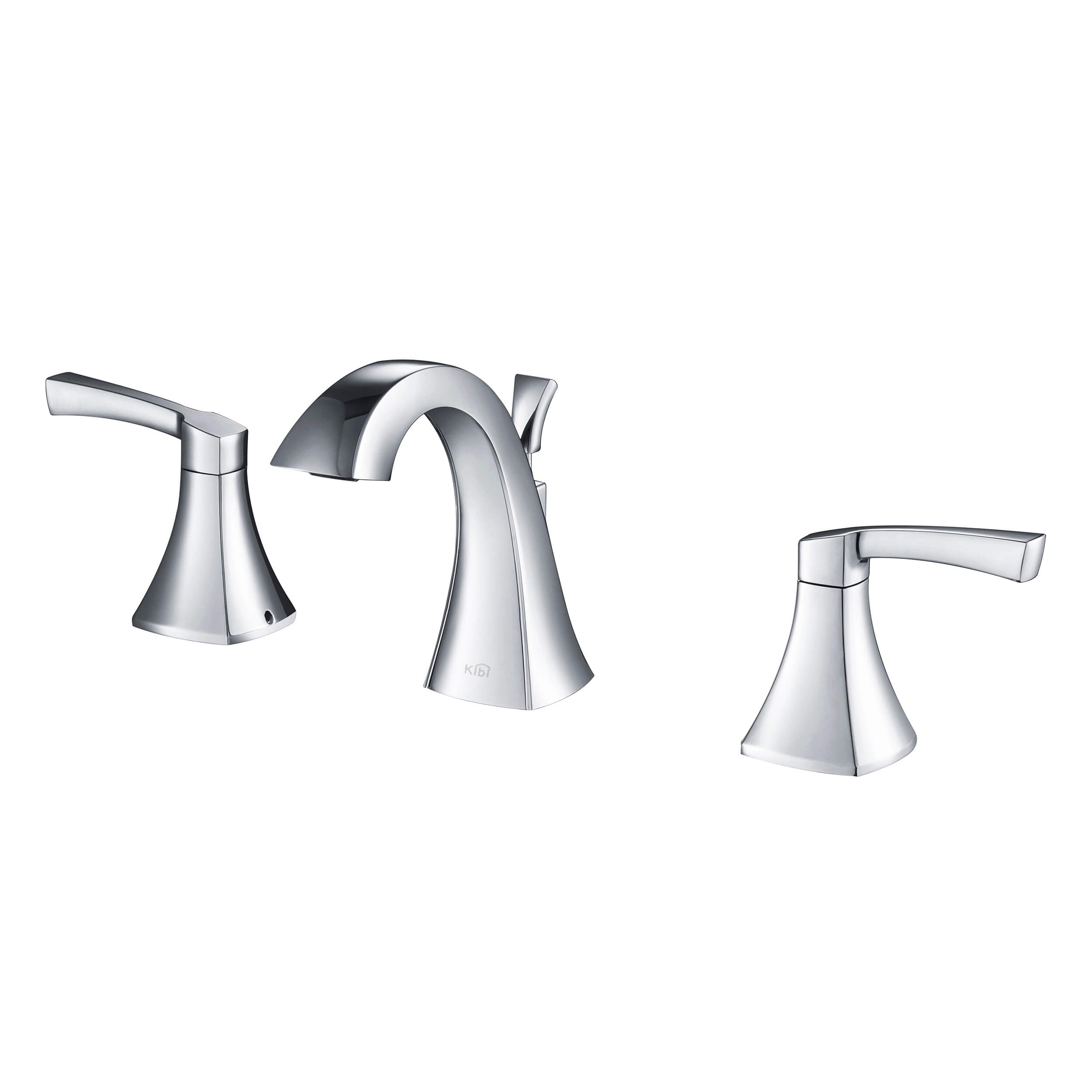 Pyramid Bathroom Sink 8" Widespread Faucet with Drain Assembly KBF1014