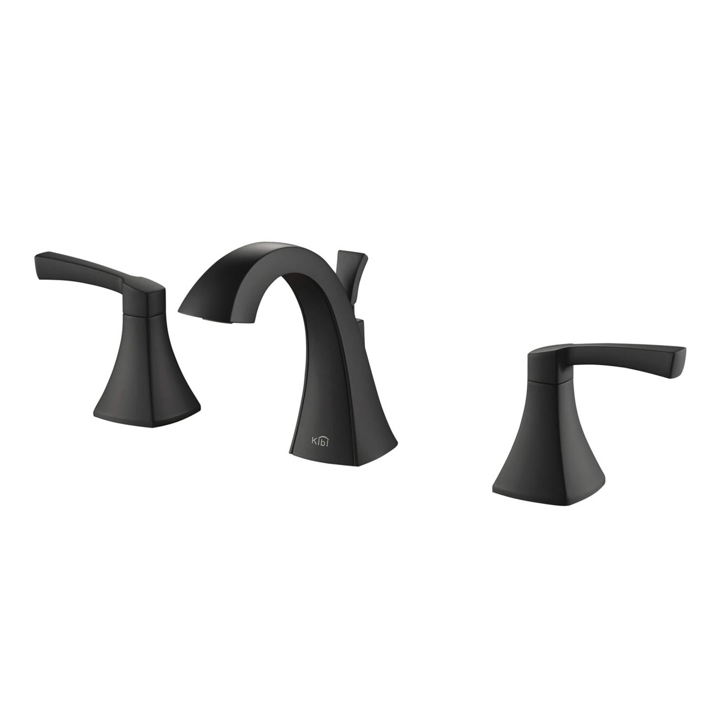 Pyramid Bathroom Sink 8" Widespread Faucet with Drain Assembly KBF1014