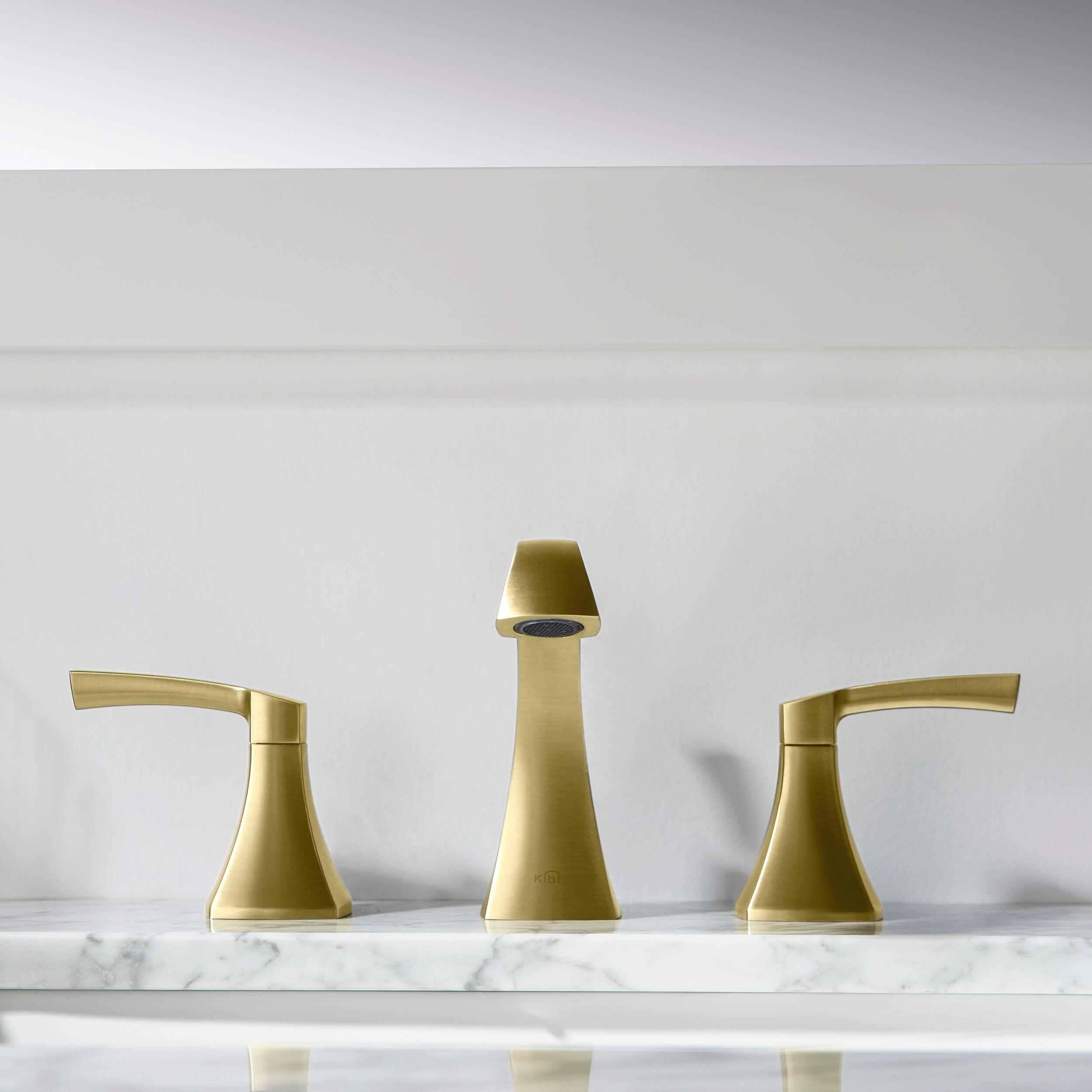 Pyramid II Bathroom Sink 8" Widespread Faucet with Drain Assembly KBF1022 — thumbnail 3