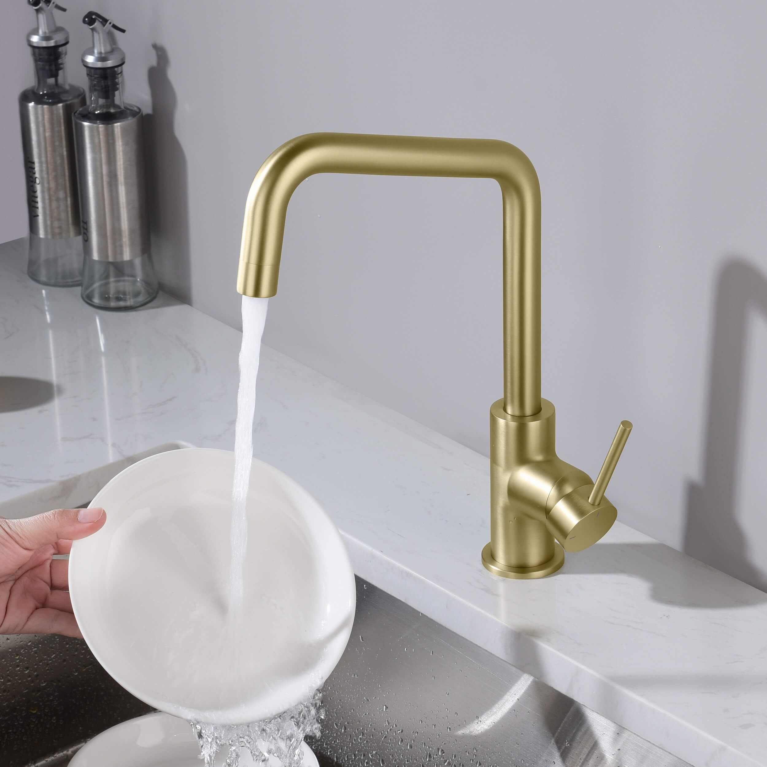 Macon Single Handle Bar Sink Faucet - KKF2012 — thumbnail 3