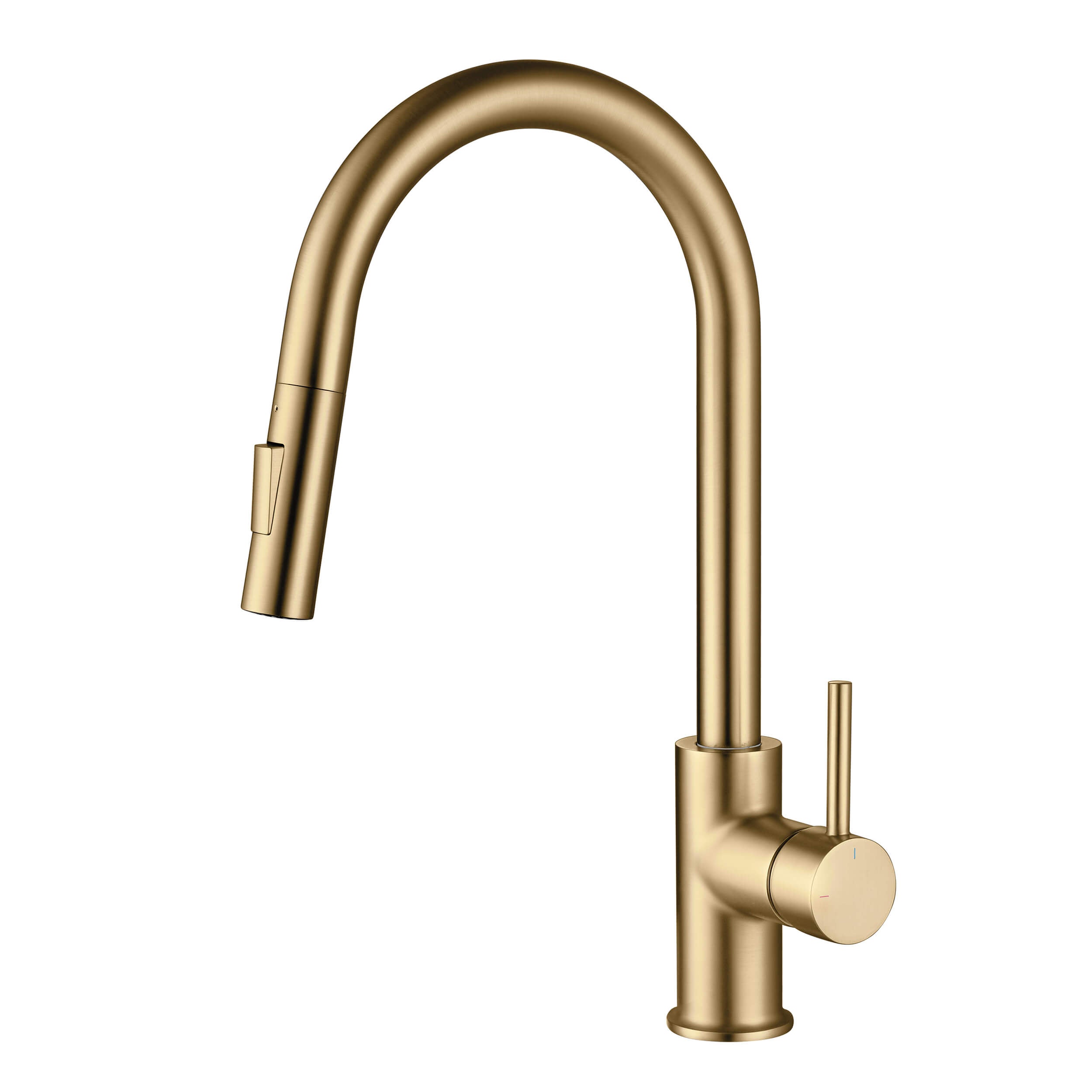 Circular Single Handle Pull Down Kitchen Faucet - KKF2013