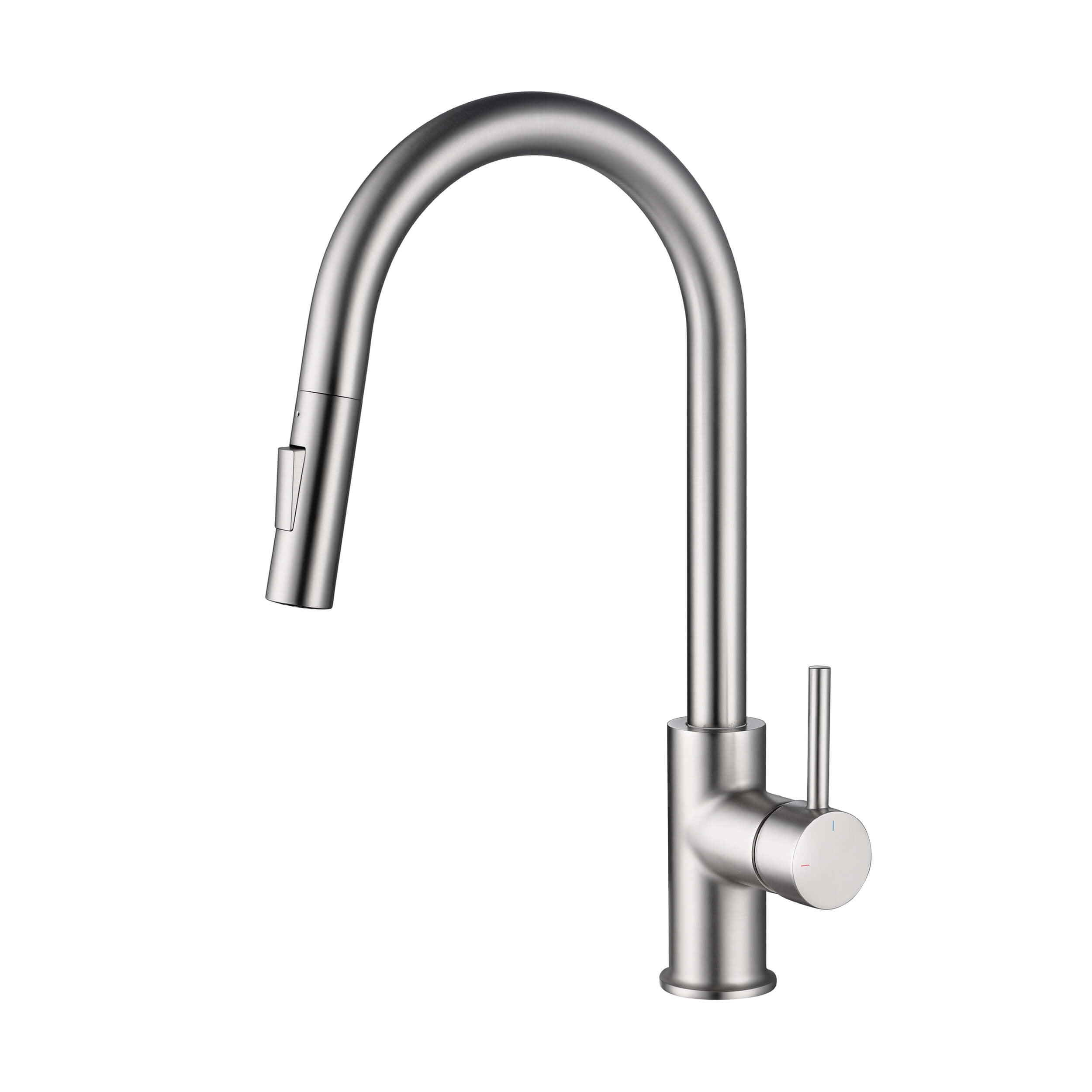 Circular Single Handle Pull Down Kitchen Faucet - KKF2013
