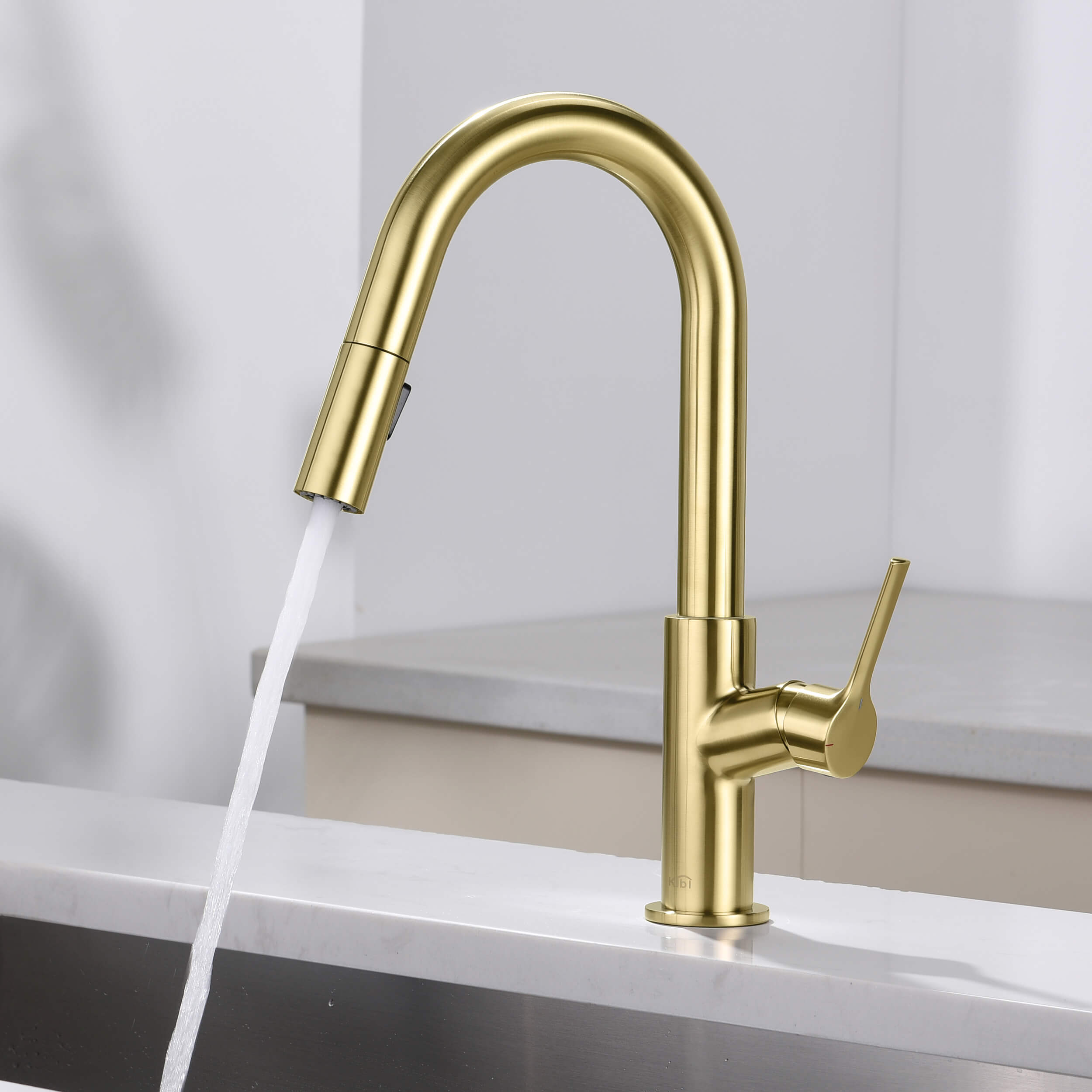 Fusion Single Handle Pull Down Kitchen & Bar Sink Faucet - KKF2017 — thumbnail 2