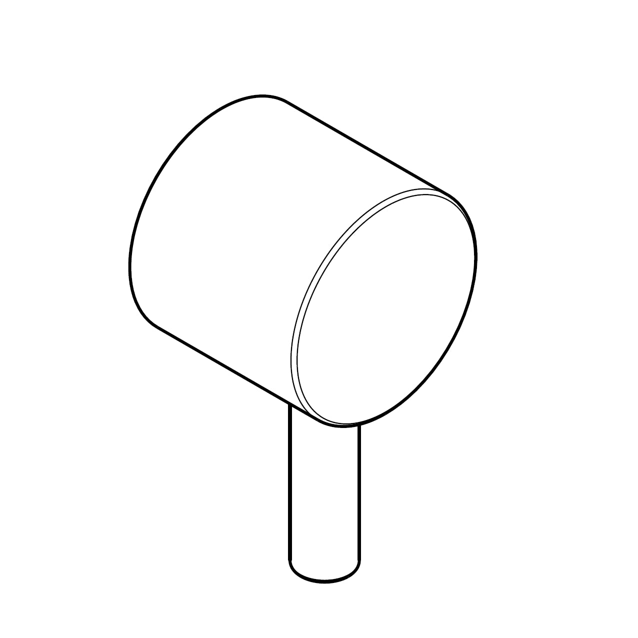 Kitchen Parts - Kitchen Faucet Metal Lever Handle