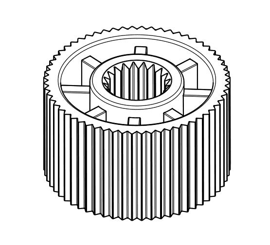 Shower & Tub Parts - Shower Faucet Gear Adapter