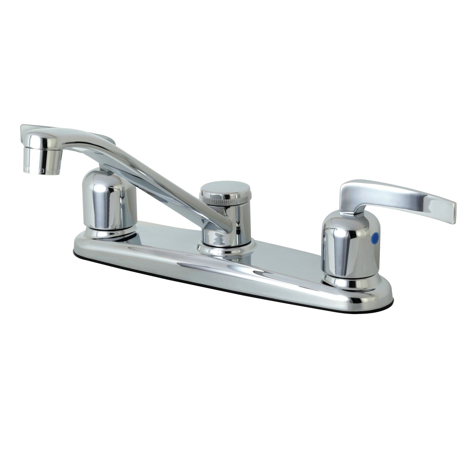 Kingston Tulare FB111EFL - Centurion Two-Handle 2-Hole 8" Centerset Kitchen Faucet, Polished Chrome