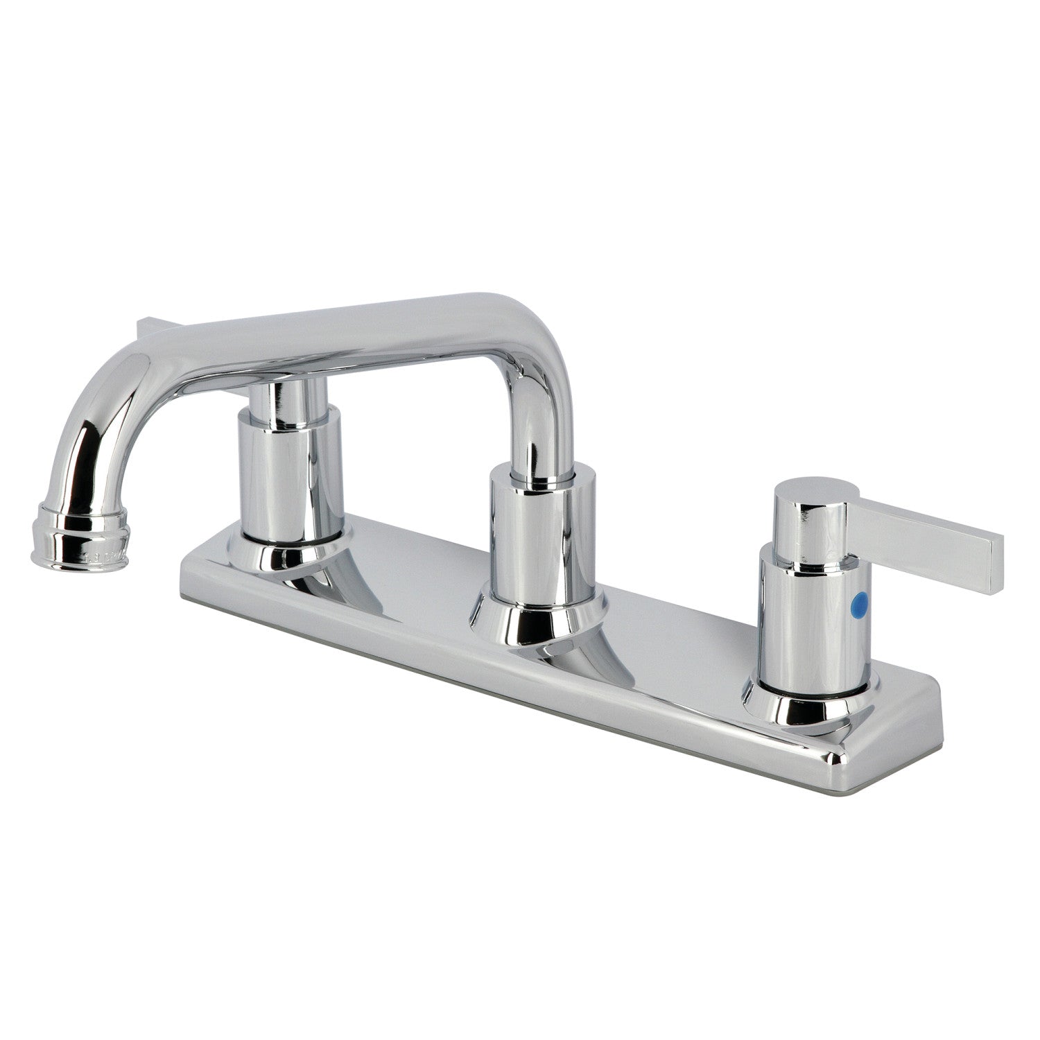 Kingston Sona FB2131NDL - NuvoFusion Two-Handle 2-Hole 8" Centerset Kitchen Faucet, Polished Chrome