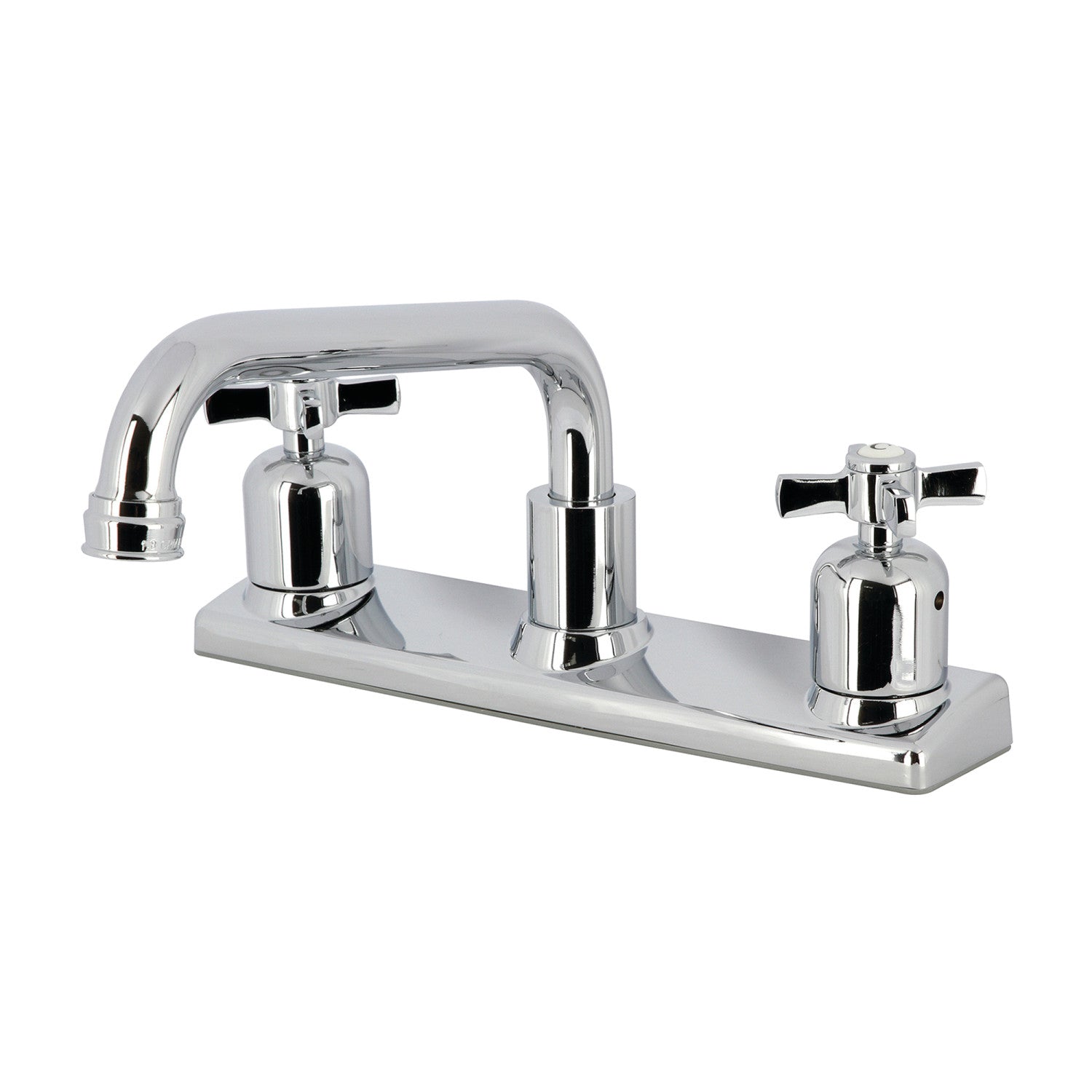 Kingston Tulare FB2131ZX - Millennium Two-Handle 2-Hole 8" Centerset Kitchen Faucet, Polished Chrome
