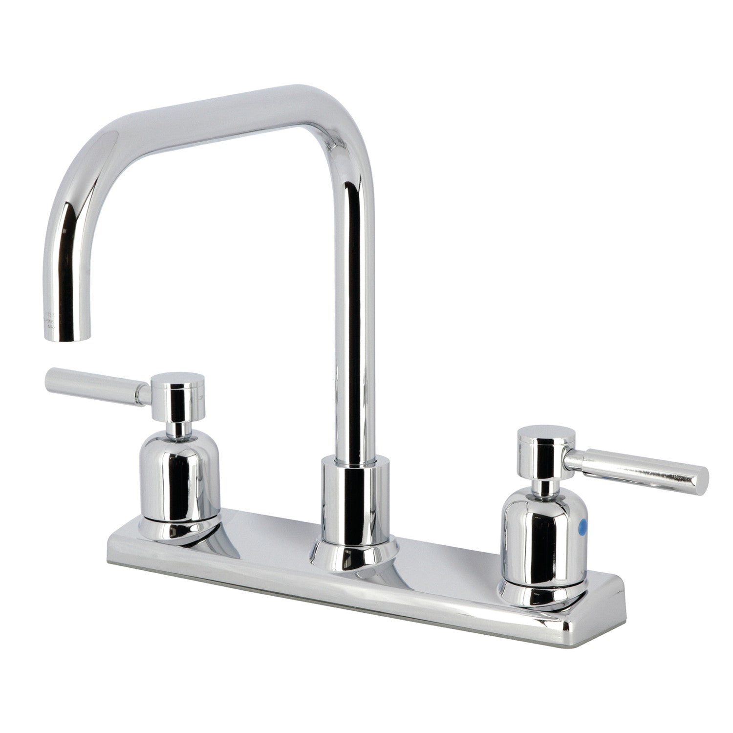 Kingston Sona FB2141DL - Concord Two-Handle 2-Hole 8" Centerset Kitchen Faucet, Polished Chrome