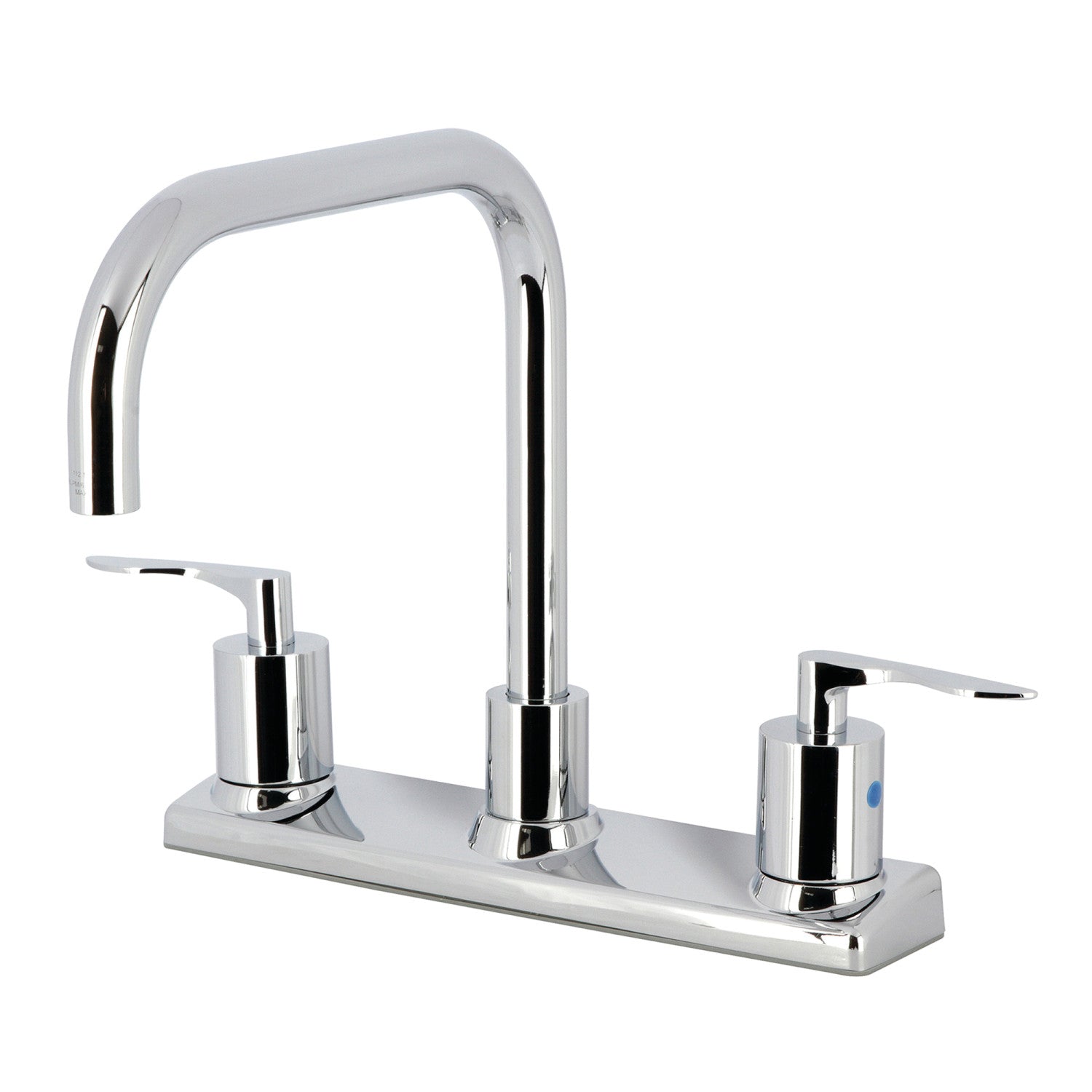 Kingston Tulare FB2141SVL - Serena Two-Handle 2-Hole 8" Centerset Kitchen Faucet, Polished Chrome