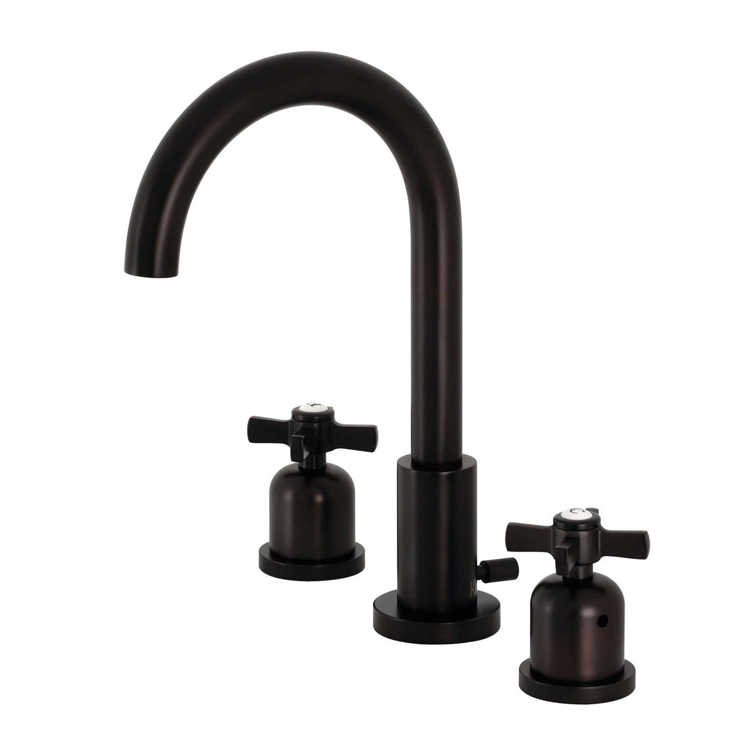 Kingston Sona FSC8925ZX - Millennium Two-Handle 3-Hole Deck Mount Widespread Bathroom Faucet with Brass Pop-Up, Oil Rubbed Bronze