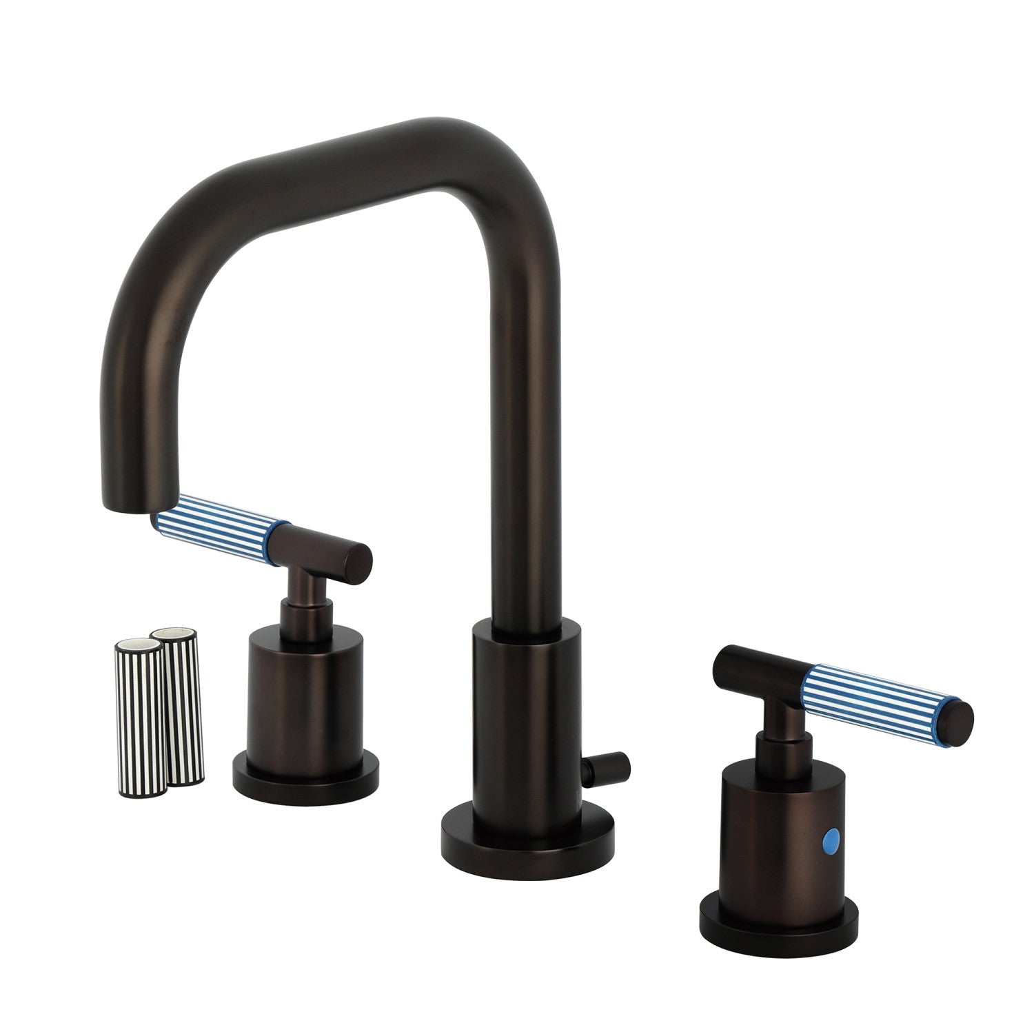 Kingston Sona FSC8935KPS - Verona Widespread Bathroom Faucet with Brass Pop-Up, Oil Rubbed Bronze