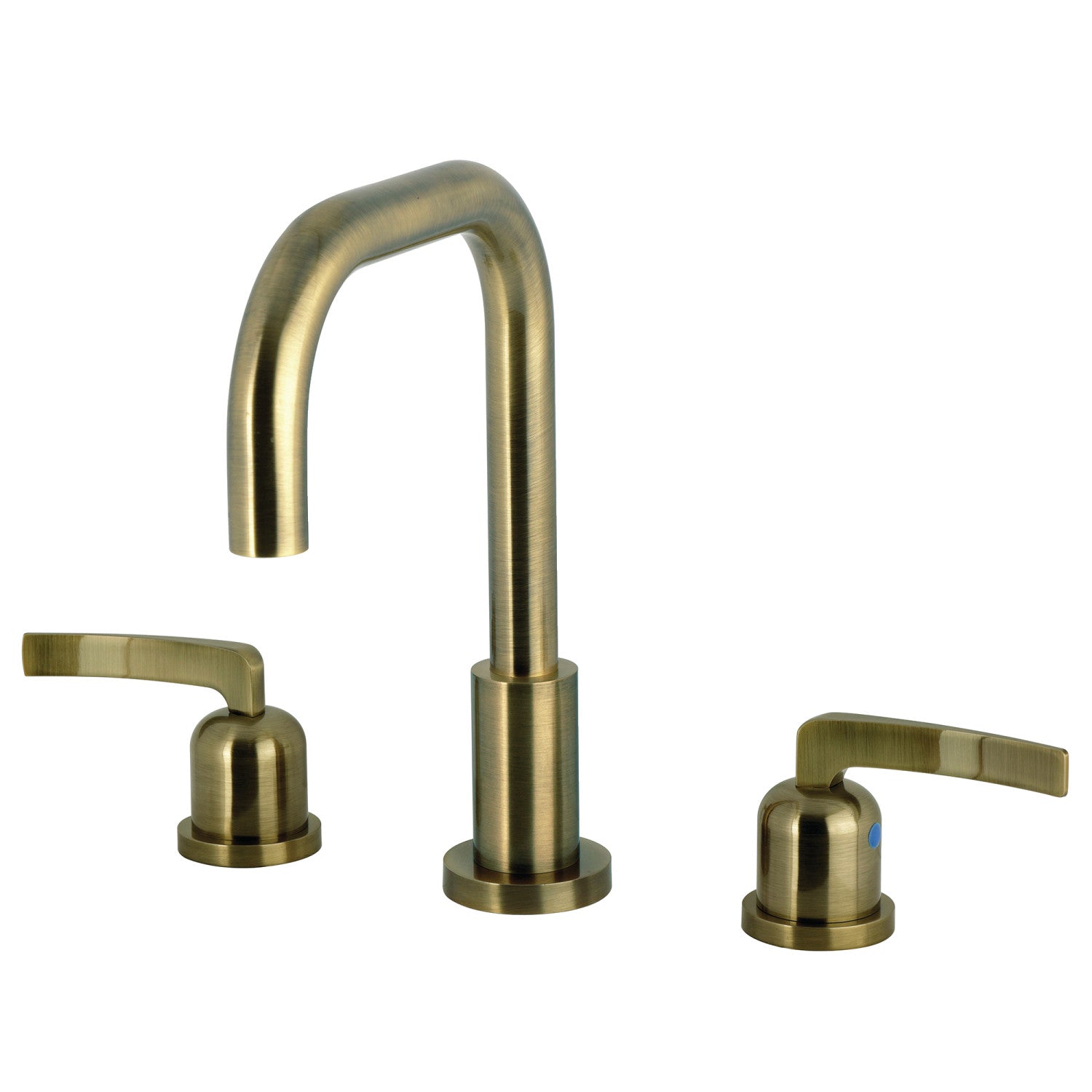 Kingston Sona FSC893EFLAB - Centurion Widespread Bathroom Faucet with Brass Pop-Up, Antique Brass