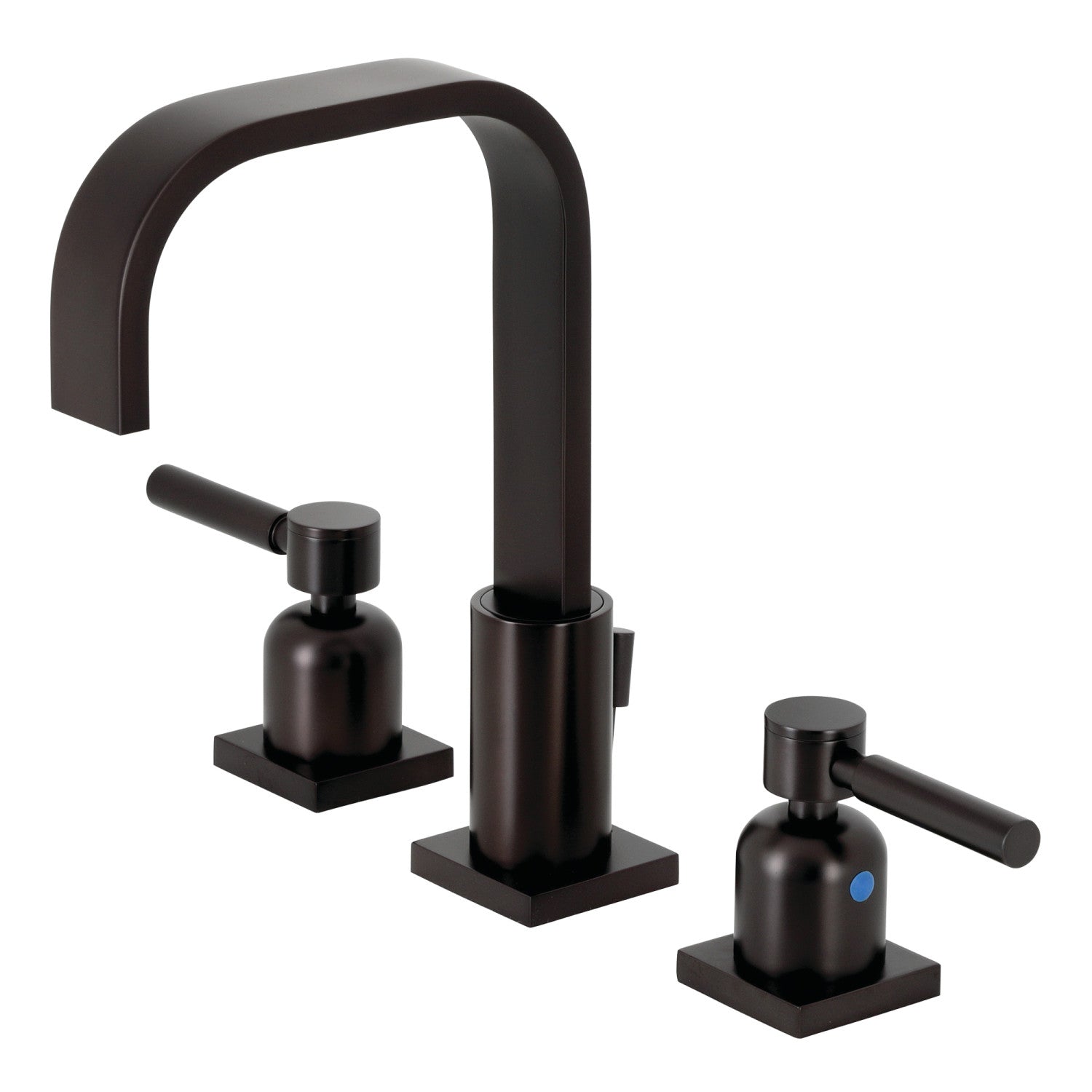 Kingston Sona FSC8965DL - Concord Two-Handle 3-Hole Deck Mount Widespread Bathroom Faucet with Pop-Up Drain, Oil Rubbed Bronze