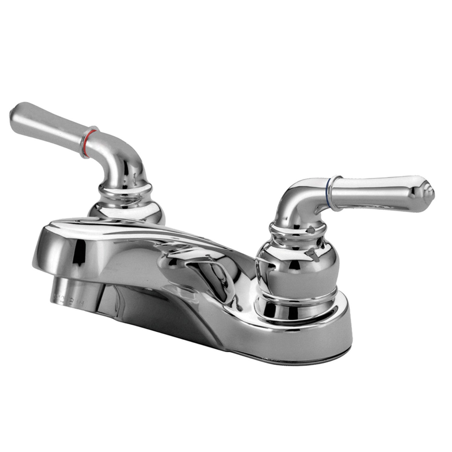 Kingston Heirloom KB251LP - Magellan Double-Handle 3-Hole Deck Mount 4-Inch Centerset Bathroom Faucet, Polished Chrome — image 1