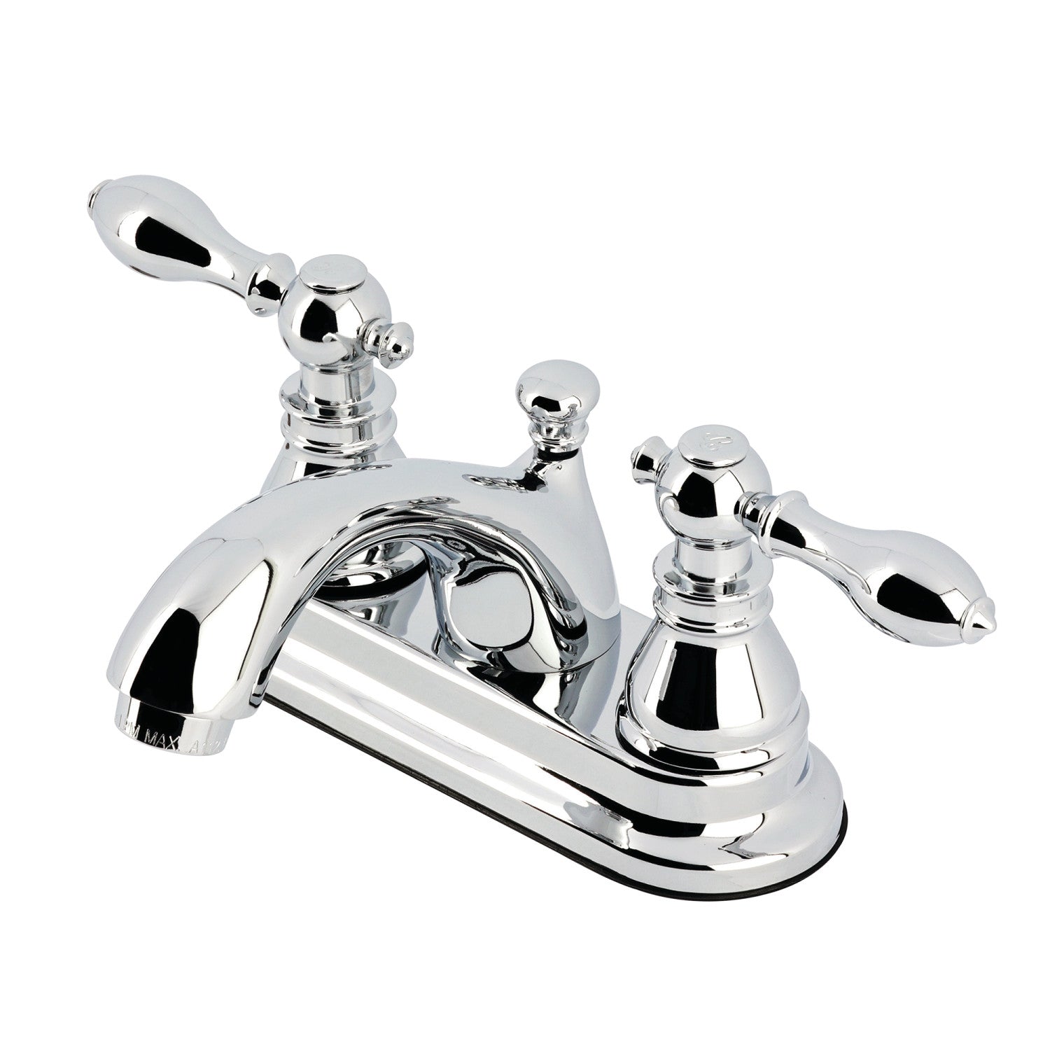 Kingston Heirloom KB2601ACL - American Classic Double-Handle 3-Hole Deck Mount 4-Inch Centerset Bathroom Faucet with Pop-Up Drain, Polished Chrome