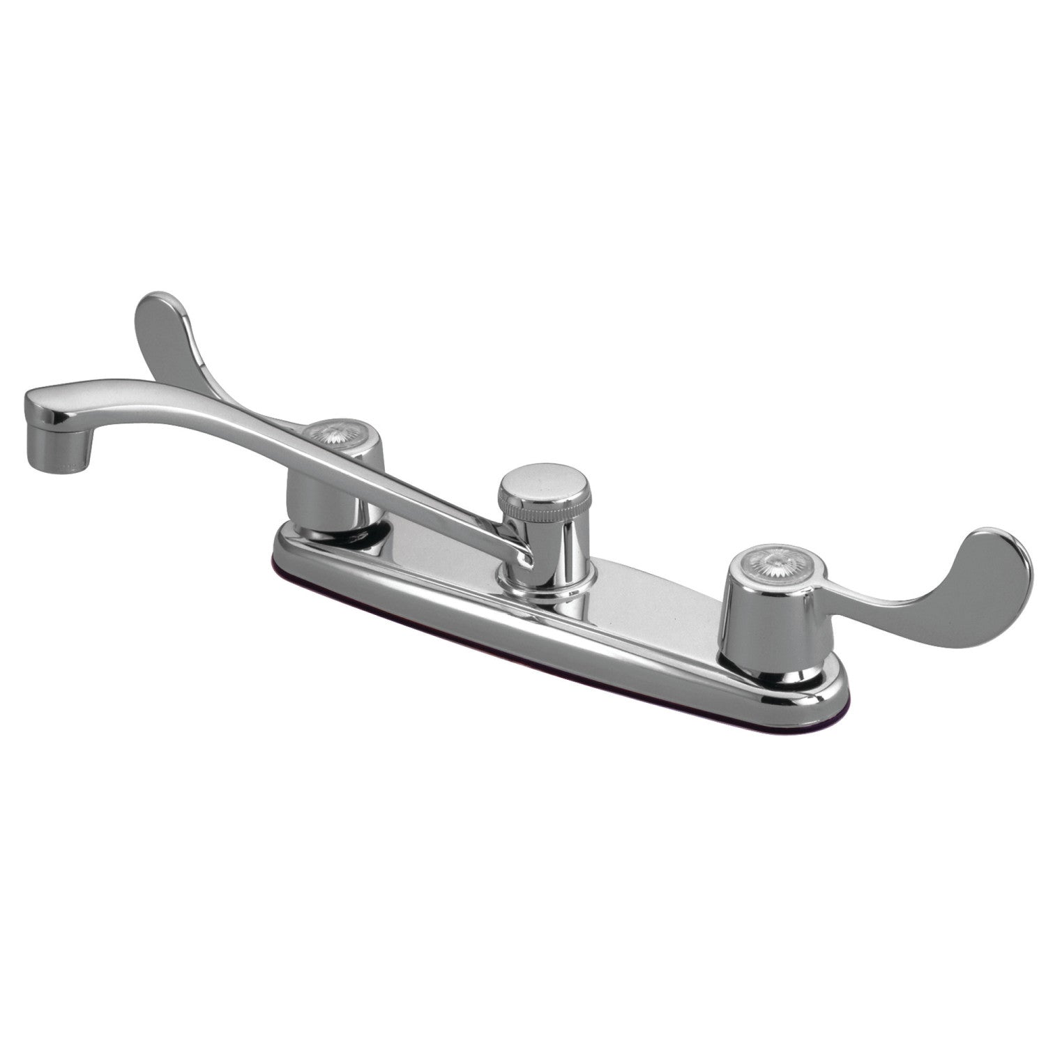 Kingston Magellan KB291 Two-Handle 2-Hole 8" Centerset Kitchen Faucet, Polished Chrome