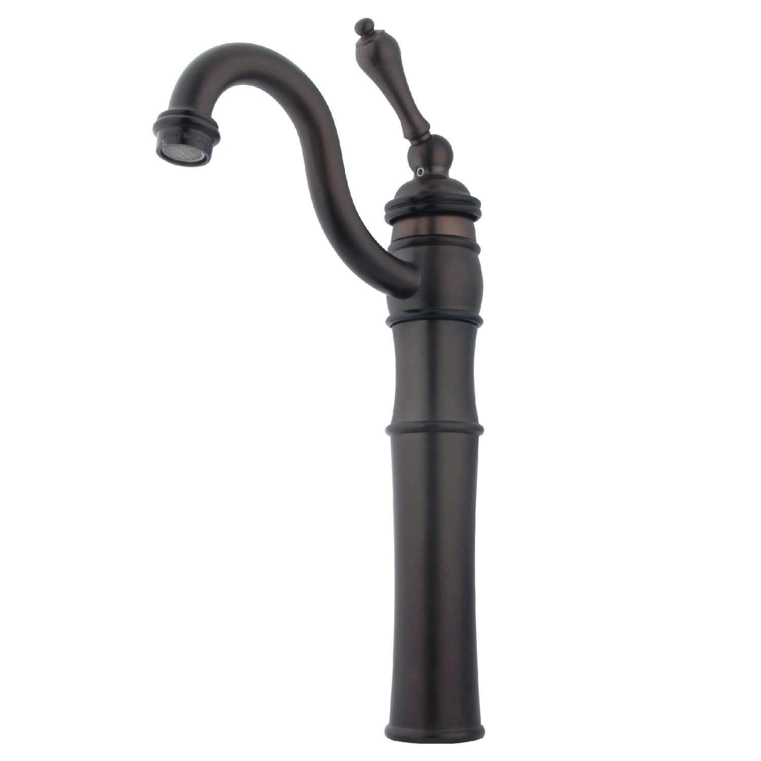 Kingston Heirloom KB3425AL - Victorian Single-Handle 1-Hole Deck Mount Vessel Faucet, Oil Rubbed Bronze