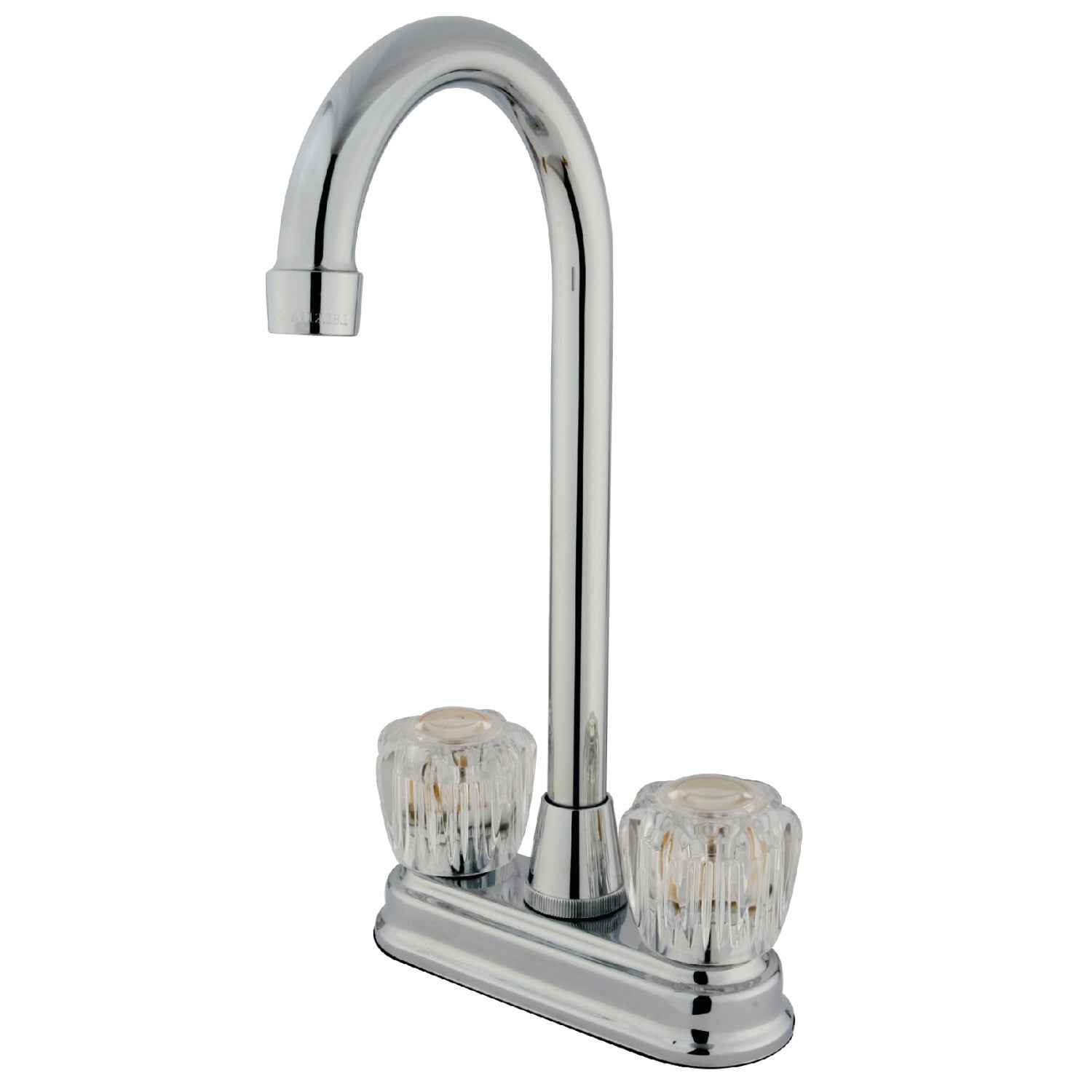 Kingston Magellan KB491AC Two-Handle 2-Hole Deck Mount Bar Faucet, Polished Chrome