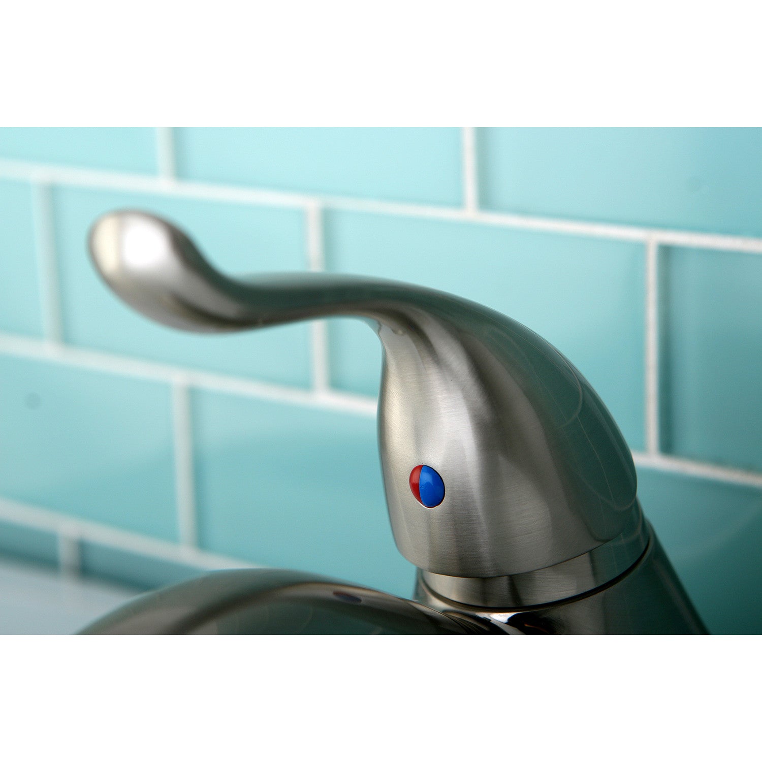 Kingston Tulare KB5548YL - Yosemite Single-Handle 3-Hole Deck Mount 4-Inch Centerset Bathroom Faucet with Pop-Up Drain, Brushed Nickel — thumbnail 2