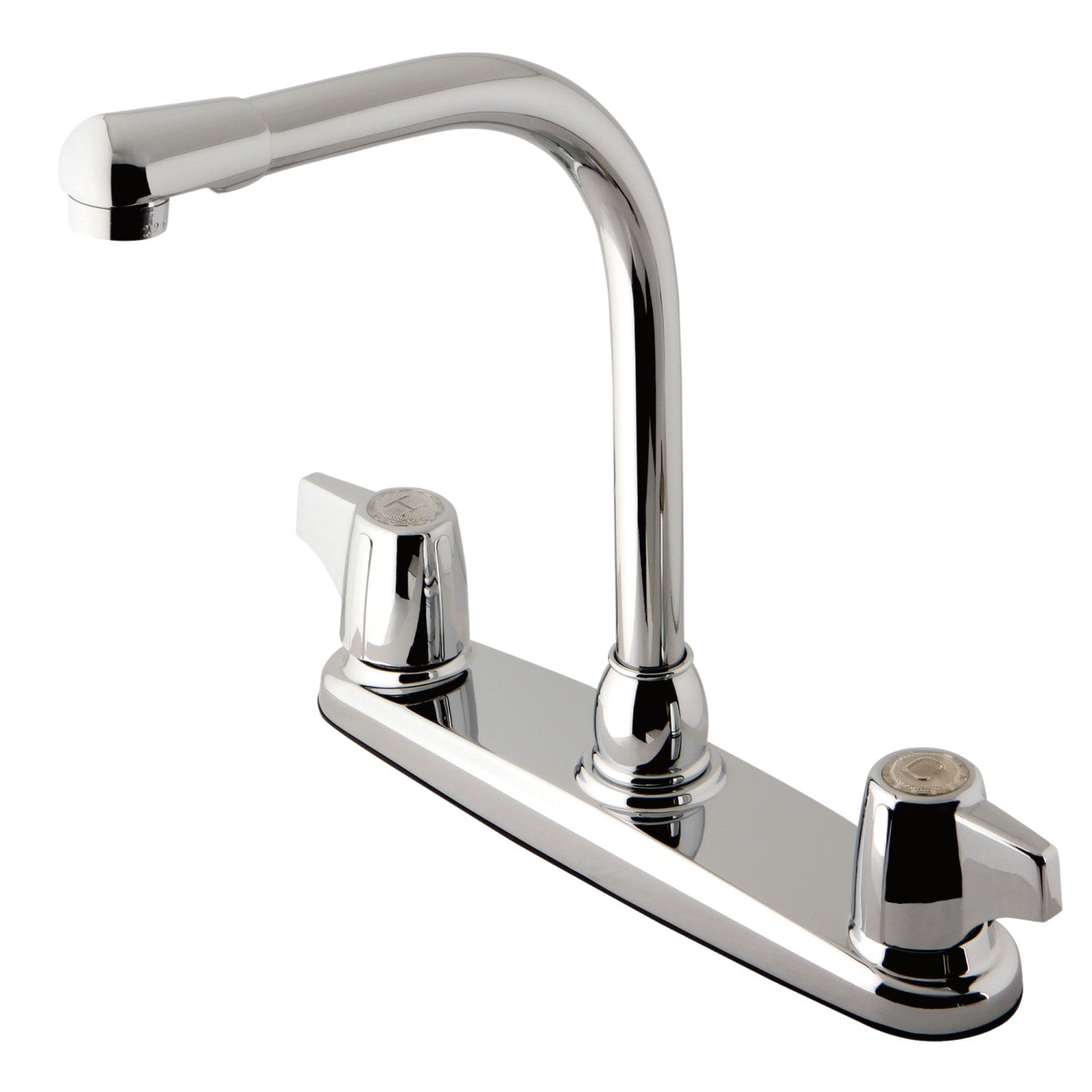 Kingston Tulare KB741Two-Handle 2-Hole 8" Centerset Kitchen Faucet, Polished Chrome