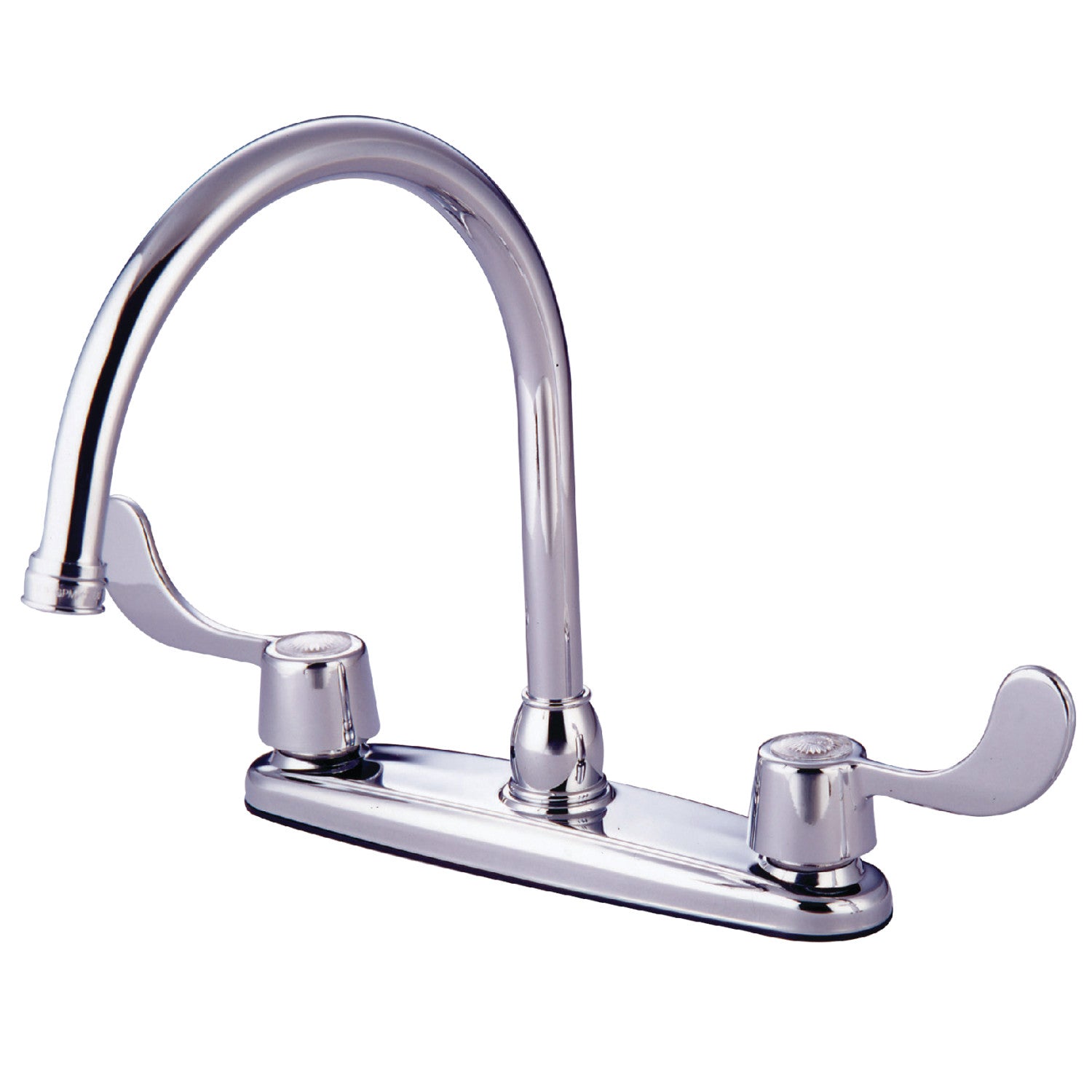 Kingston Vista KB781 Two-Handle 2-Hole 8" Centerset Kitchen Faucet, Polished Chrome
