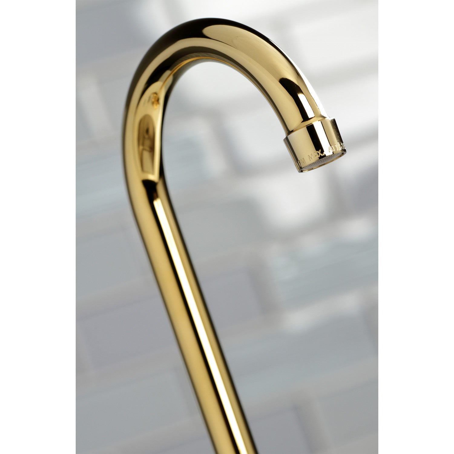 Kingston Tulare KB8492DX - Concord Two-Handle 2-Hole Deck Mount Bar Faucet, Polished Brass — thumbnail 3