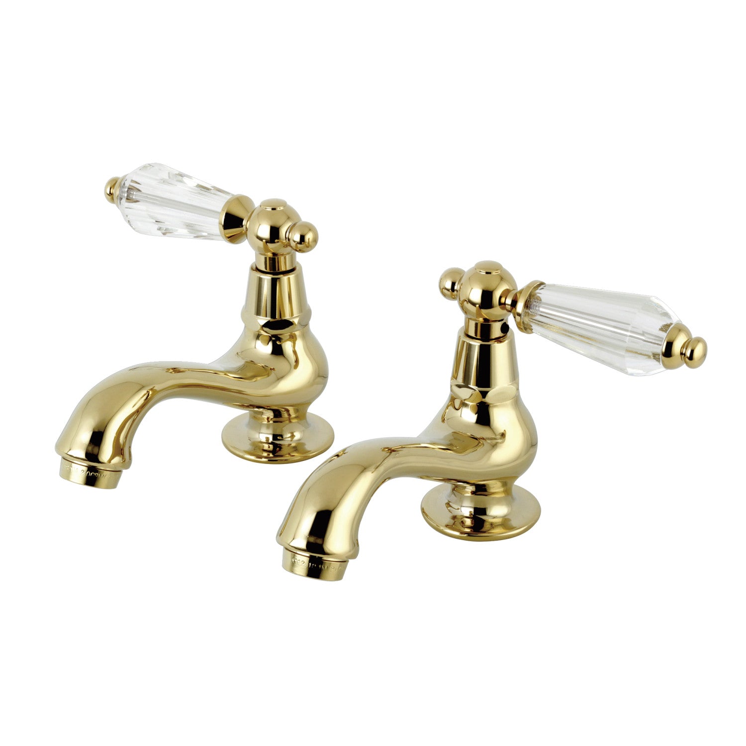 Kingston Heirloom KS1102WLL - Wilshire Two-Handle Deck Mount Basin Tap Faucet, Polished Brass — image 1