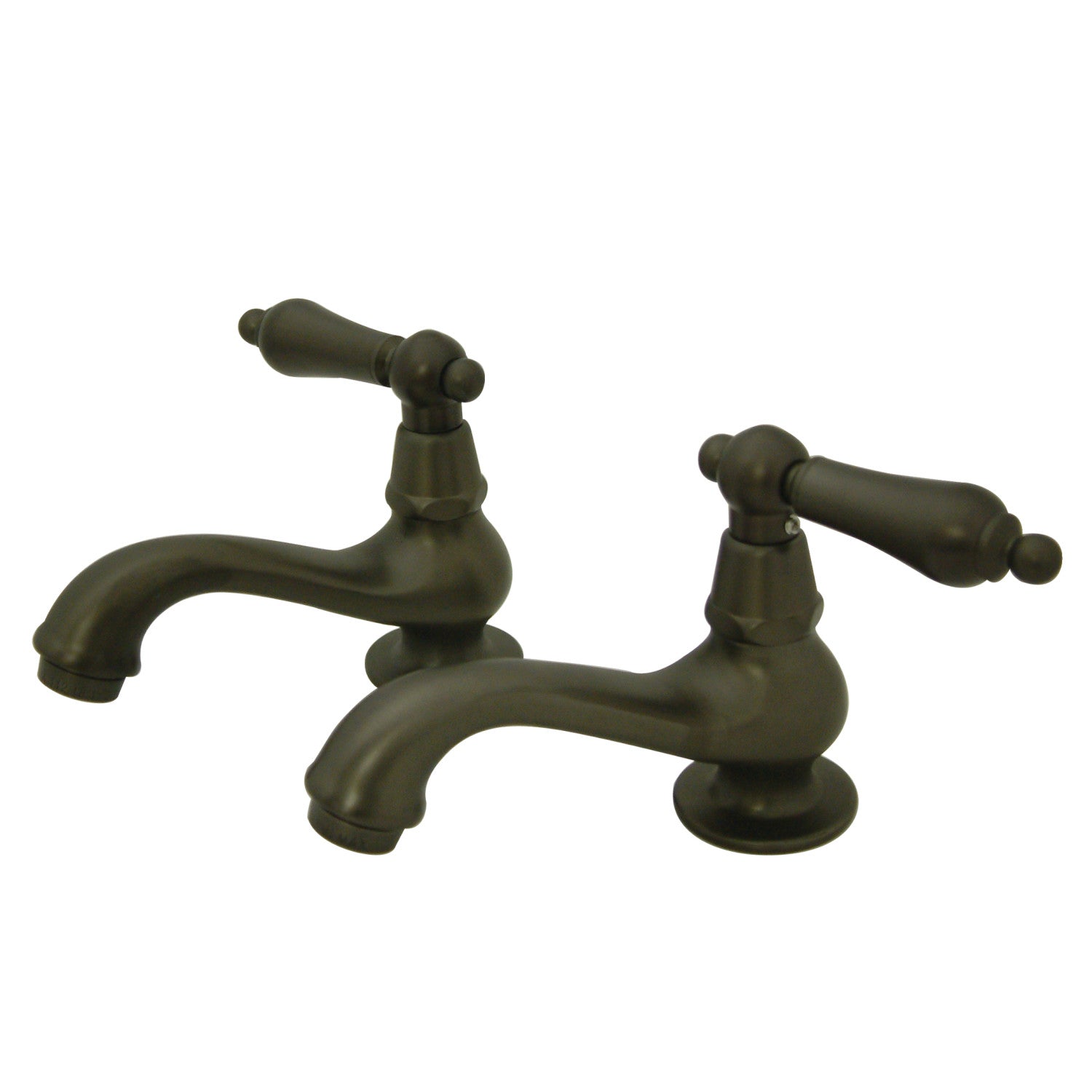 Kingston Heirloom KS1105AL - Heritage Two-Handle Deck Mount Basin Tap Faucet, Oil Rubbed Bronze