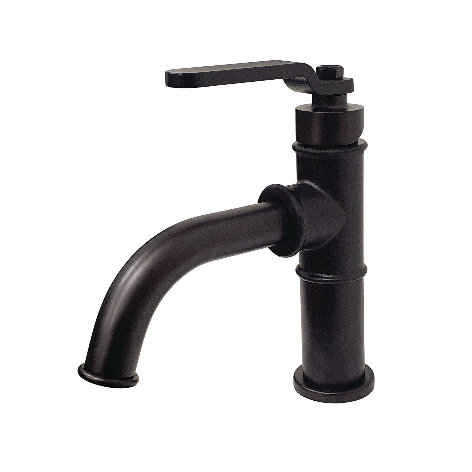 Kingston Heirloom KS2825KL - Whitaker One-Handle 1-Hole Bathroom Faucet with Push Pop-Up Drain, Oil Rubbed Bronze