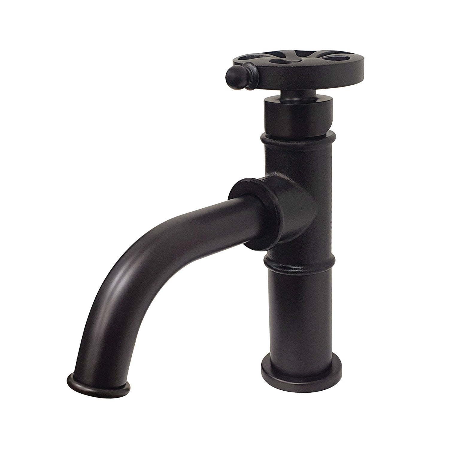 Kingston Heirloom KS2825RX - Belknap One-Handle 1-Hole Bathroom Faucet with Push Pop-Up Drain, Oil Rubbed Bronze
