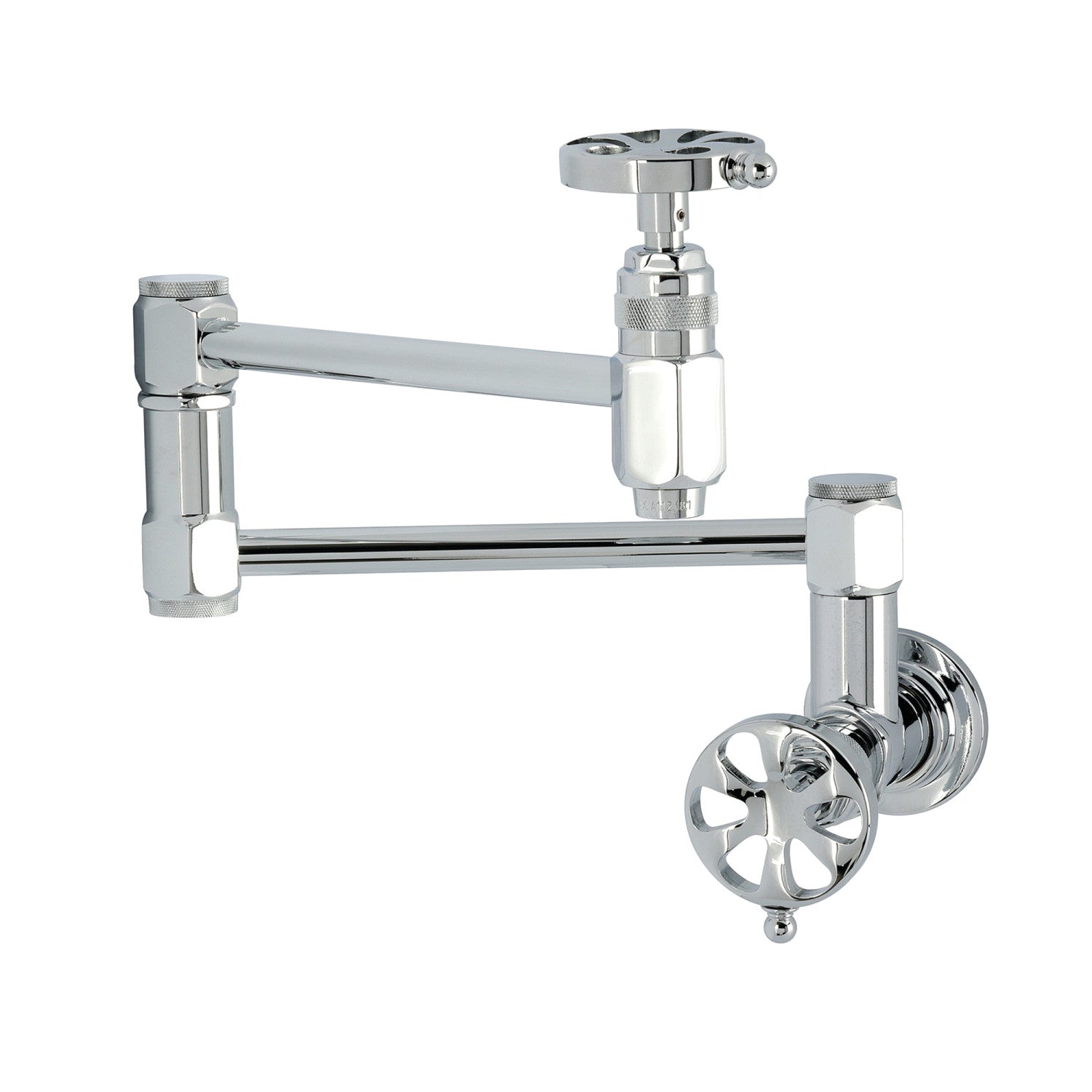 Kingston Sona KS5101RX - Belknap Wall Mount Pot Filler Faucet, Polished Chrome