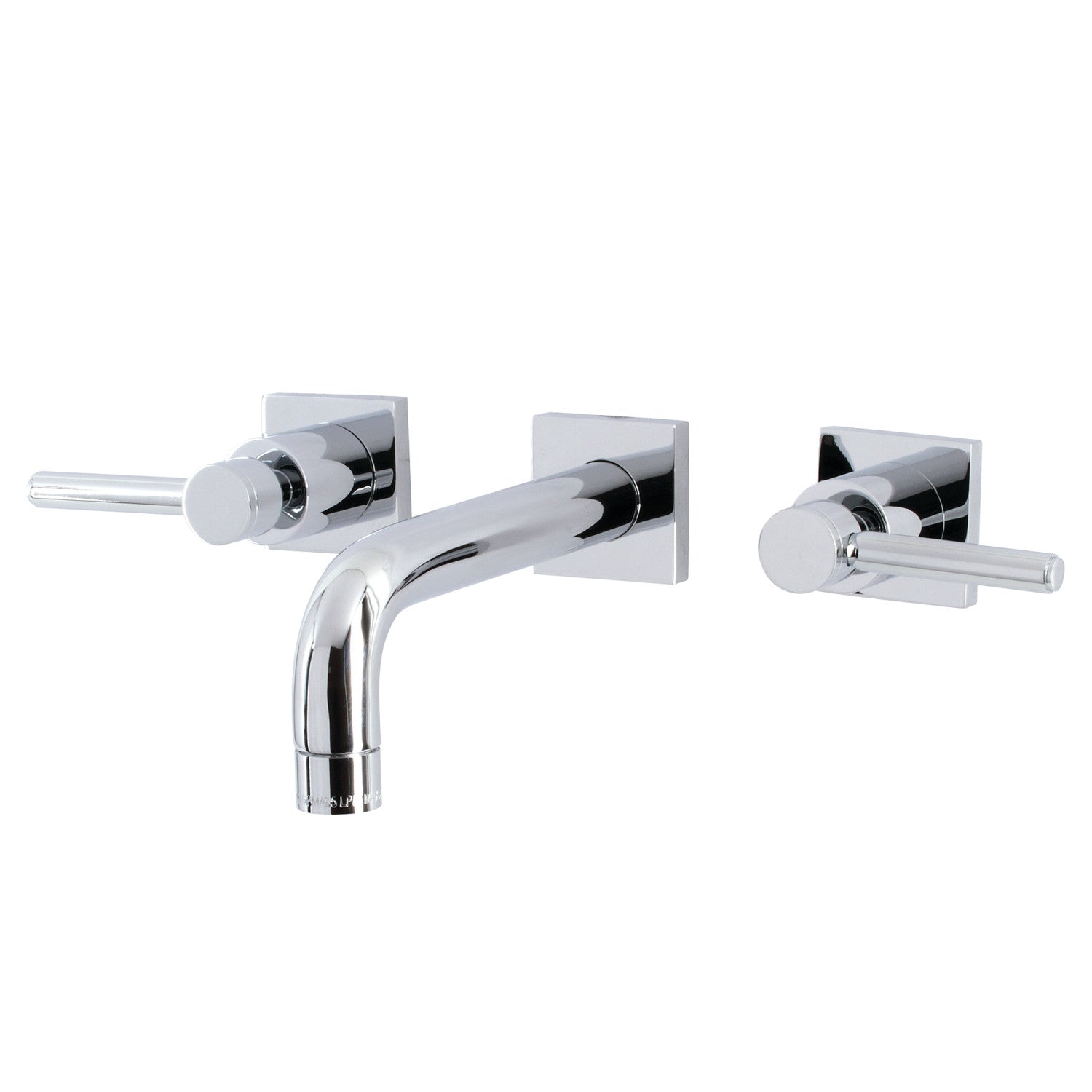 Kingston Sona KS6121DL - Concord Double-Handle 3-Hole Wall Mount Bathroom Faucet, Polished Chrome
