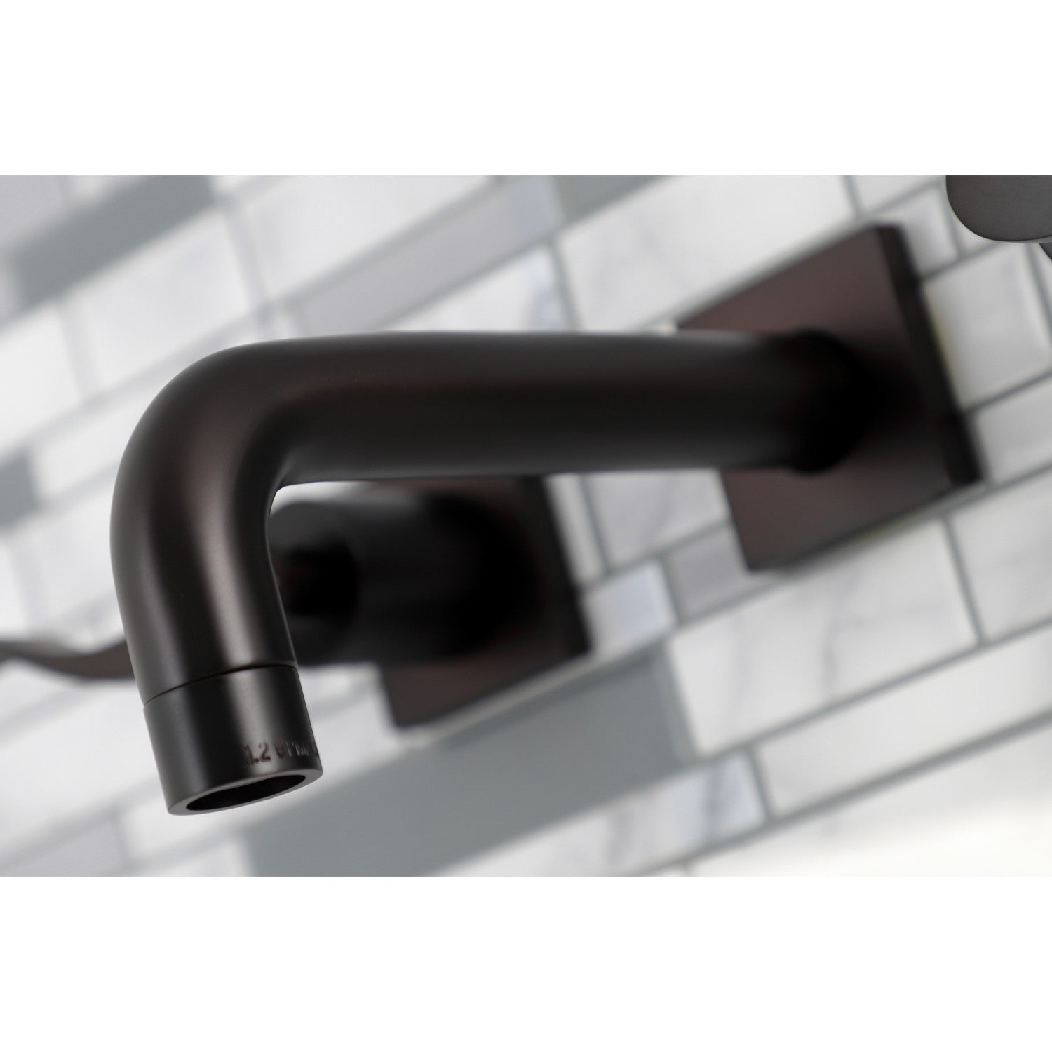 Kingston Tulare KS6125DFL - NuWave Double-Handle 3-Hole Wall Mount Bathroom Faucet, Oil Rubbed Bronze — thumbnail 3