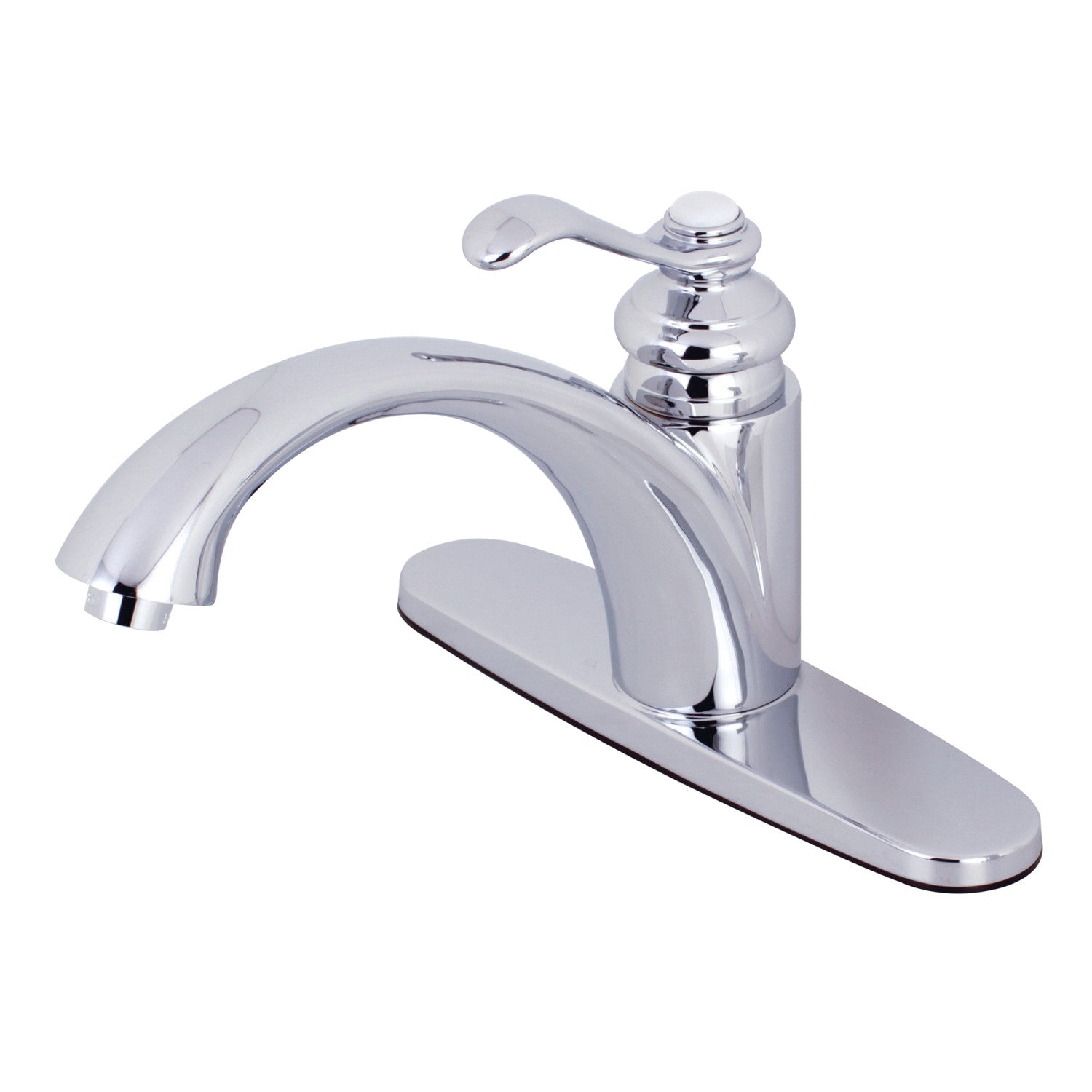 Kingston Templeton KS6571TPLLS Single-Handle 1-or-3 Hole Kitchen Faucet, Polished Chrome