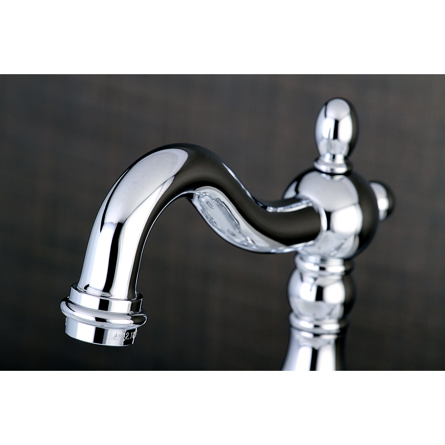 Kingston Heirloom KS7971AL - English Country Two-Handle 3-Hole Deck Mount Bridge Bathroom Faucet with Brass Pop-Up, Polished Chrome — thumbnail 3