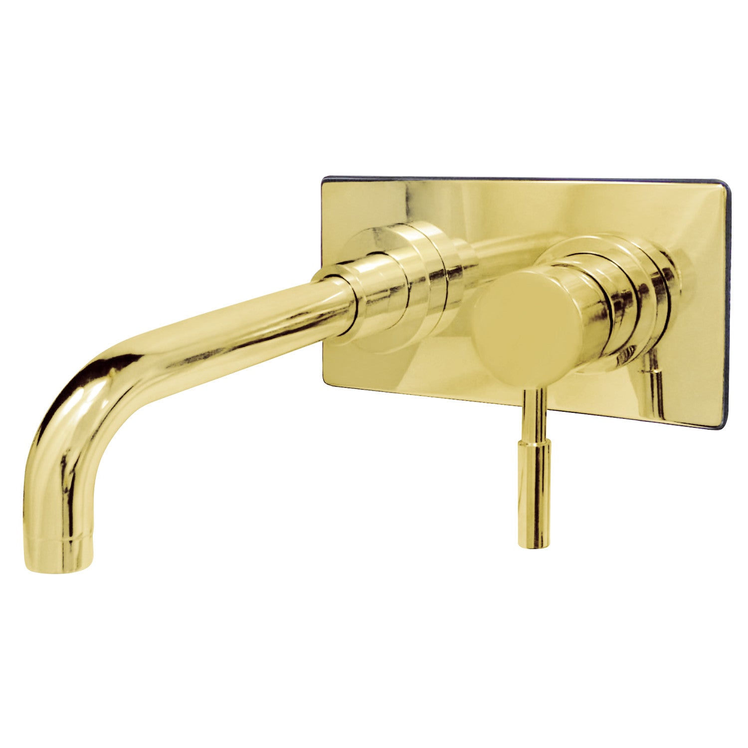 Kingston Sona KS8112DL - Concord Single-Handle 2-Hole Wall Mount Bathroom Faucet, Polished Brass