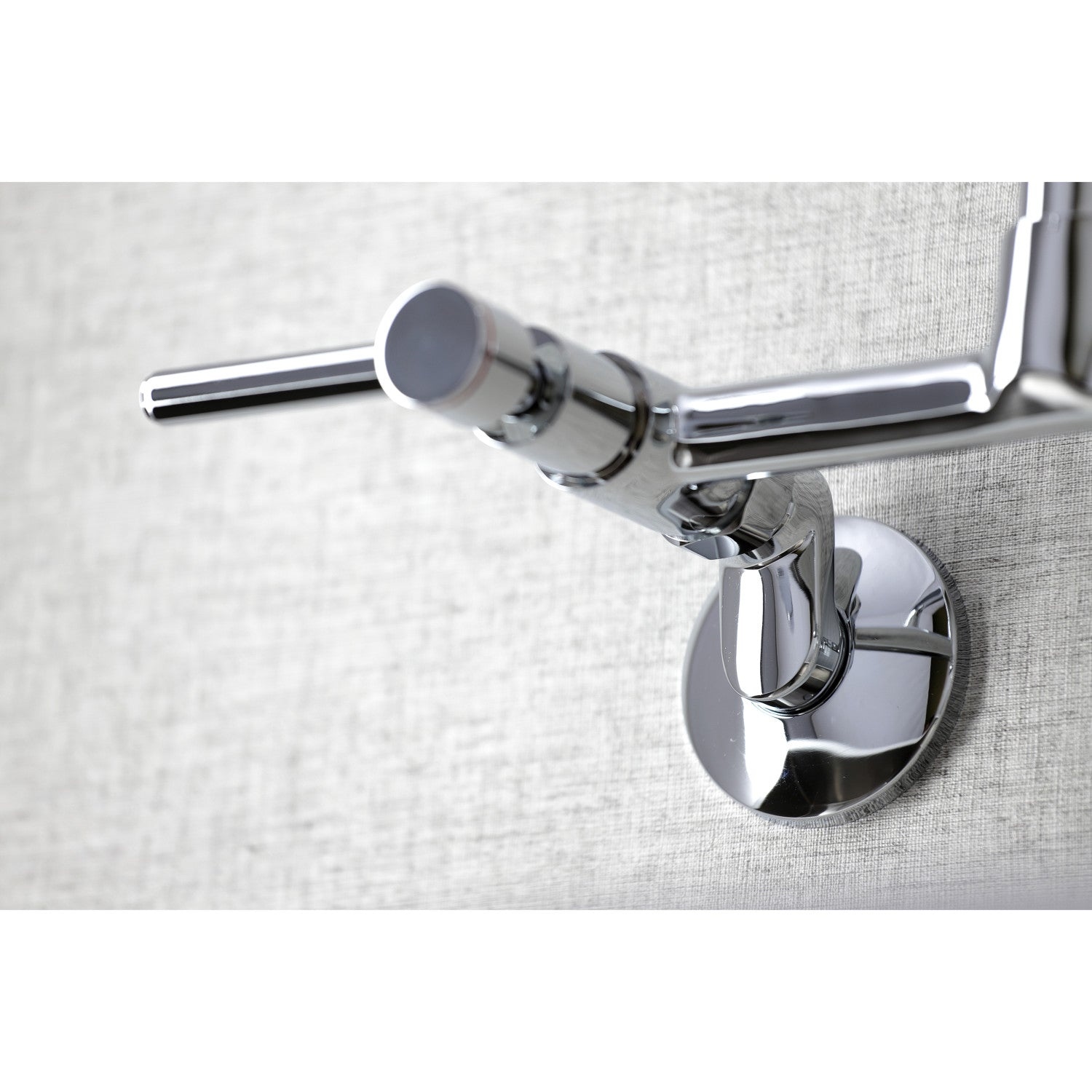 Kingston Sona KS823C - Concord Two-Handle 2-Hole Wall Mount Bridge Kitchen Faucet, Polished Chrome — thumbnail 3