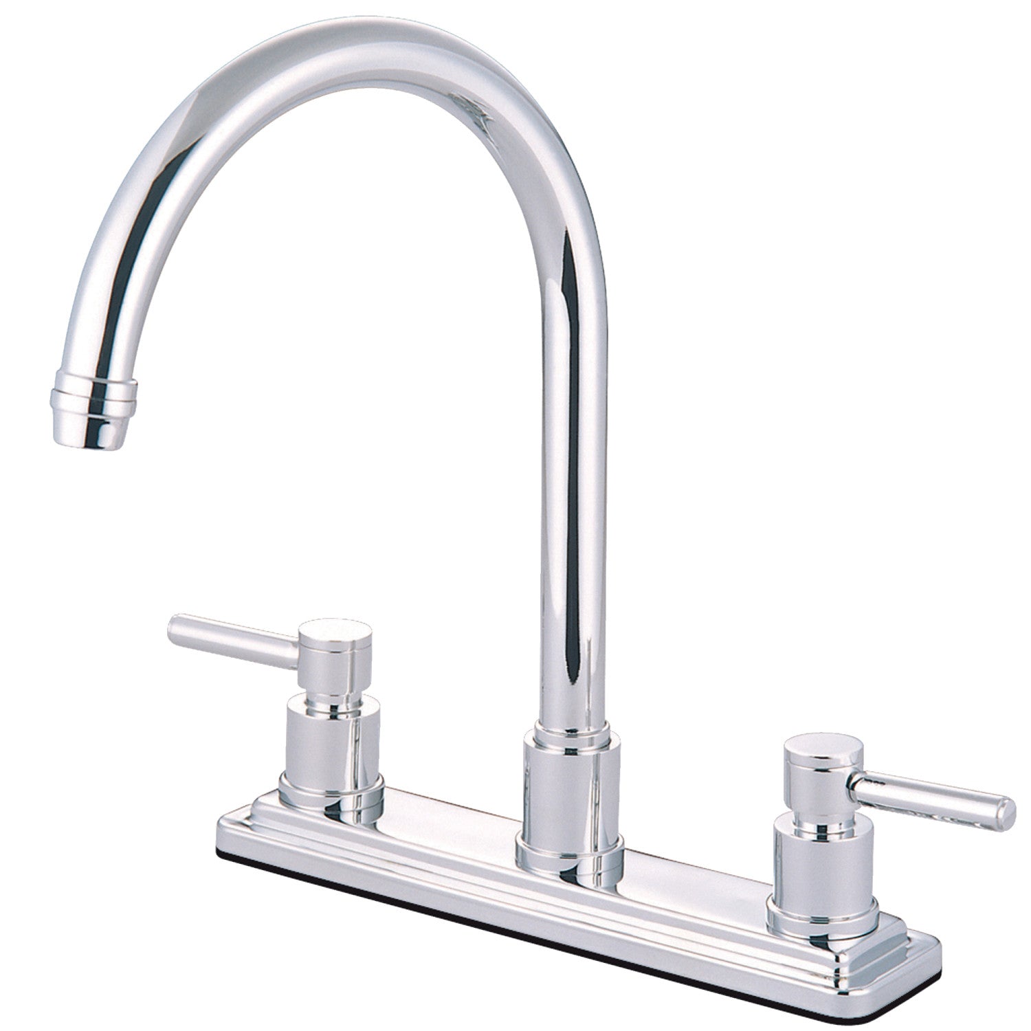 Kingston Sona KS8791DLLS - Concord Two-Handle 3-Hole 8" Centerset Kitchen Faucet, Polished Chrome — image 1