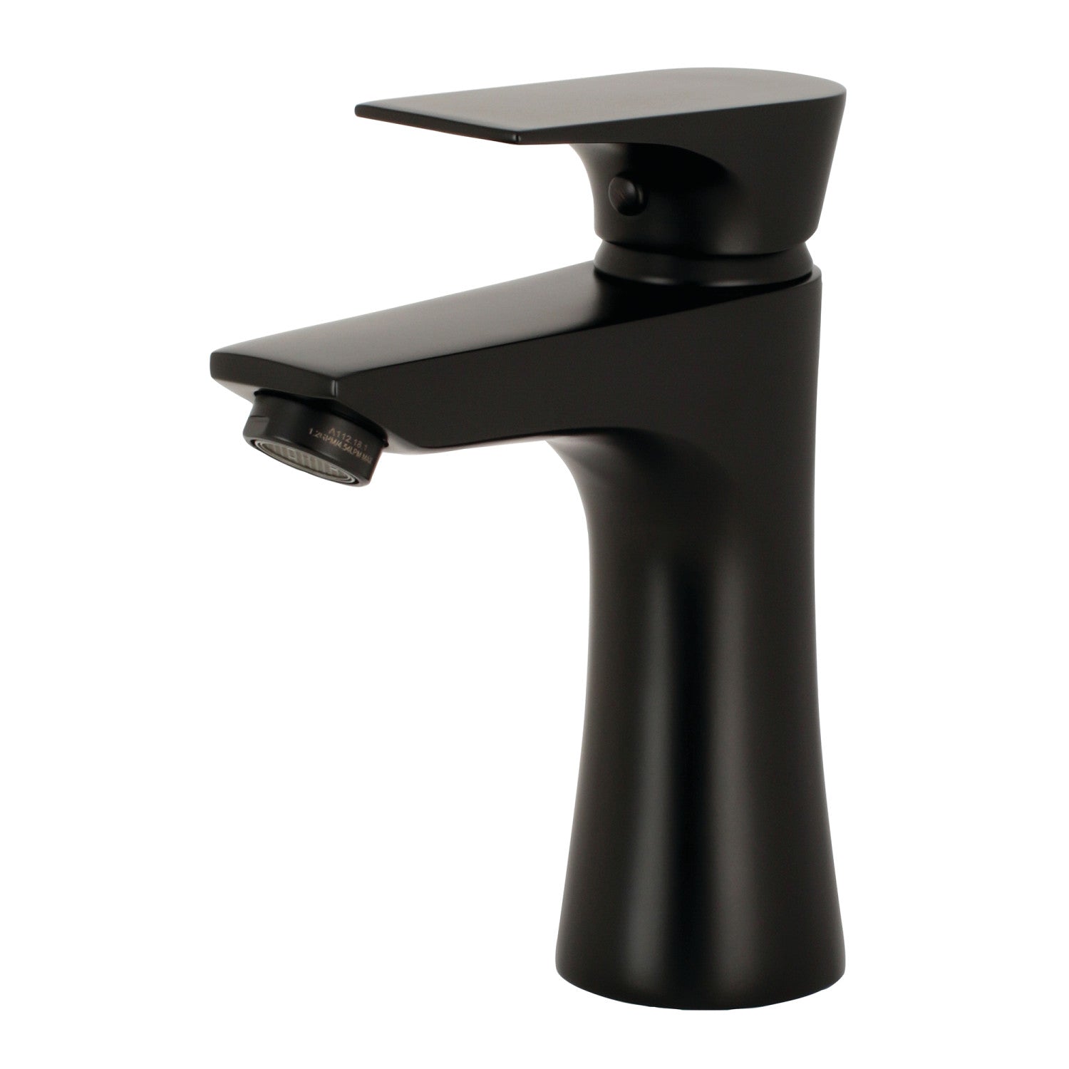 Kingston Sona LS4220XL - Millennium One-Handle 1-Hole Bathroom Faucet with Push Pop-Up Drain, Matte Black