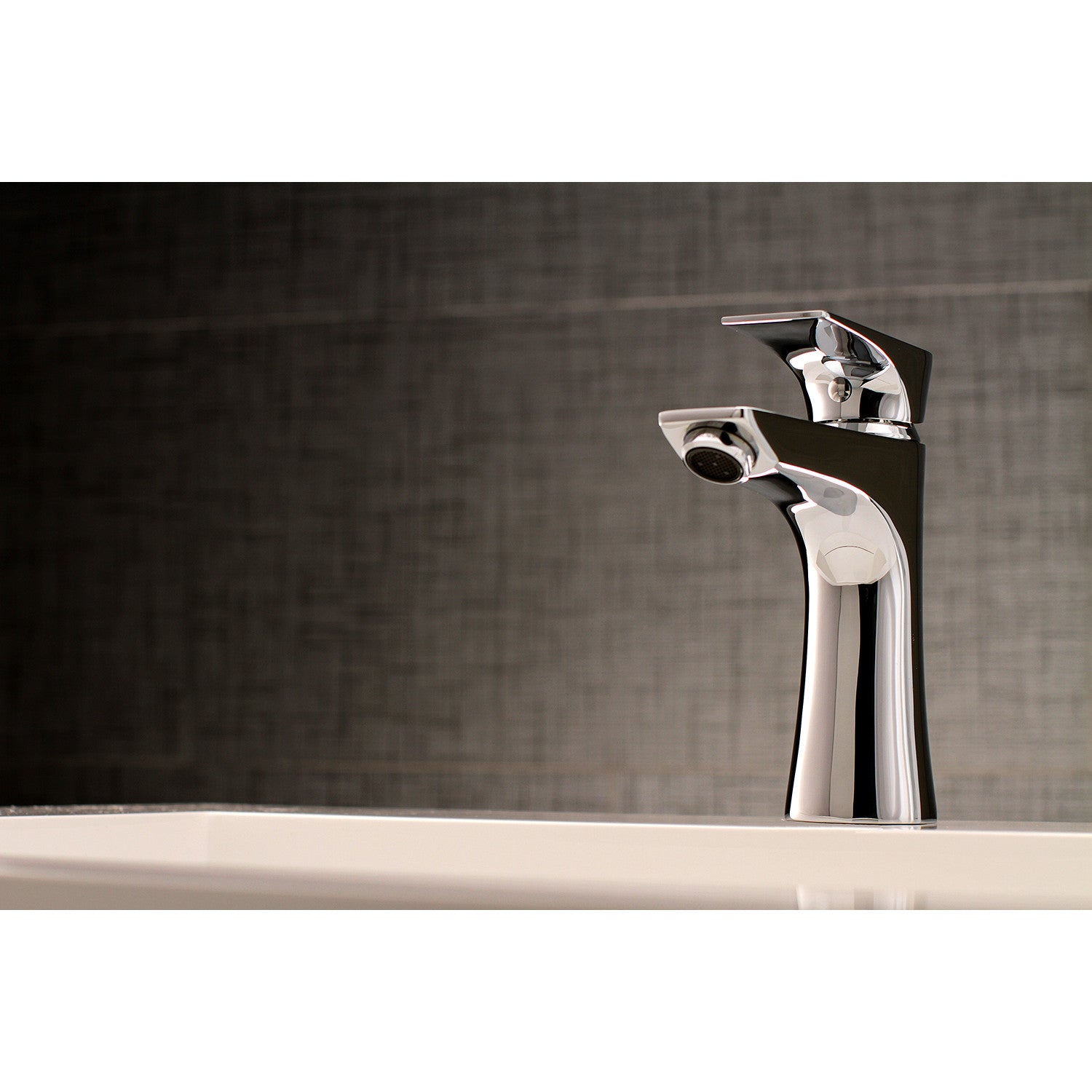 Kingston Sona LS4221XL - Millennium One-Handle 1-Hole Bathroom Faucet with Push Pop-Up Drain, Polished Chrome — thumbnail 3