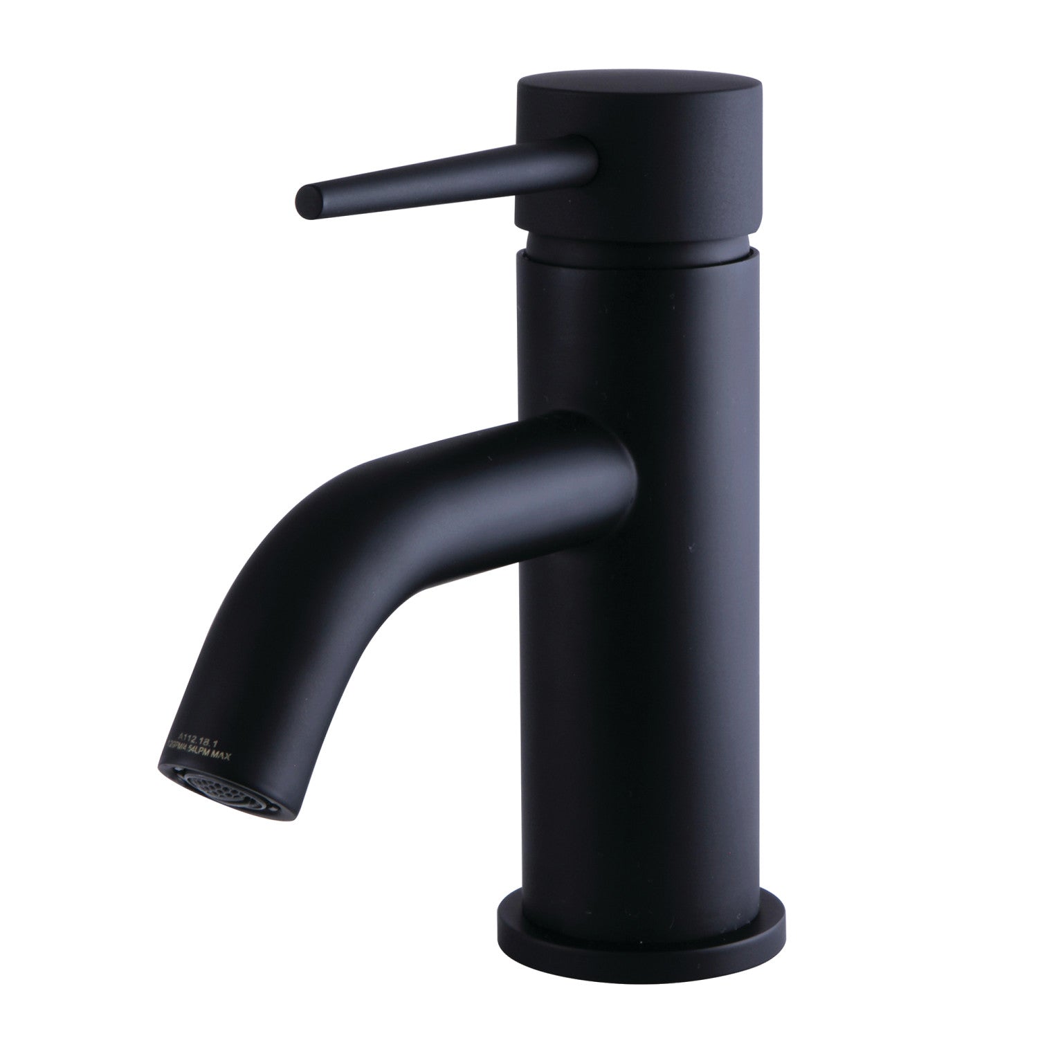 Kingston Sona LS8220NYL - New York One-Handle 1-Hole Bathroom Faucet with Push Pop-Up Drain, Matte Black