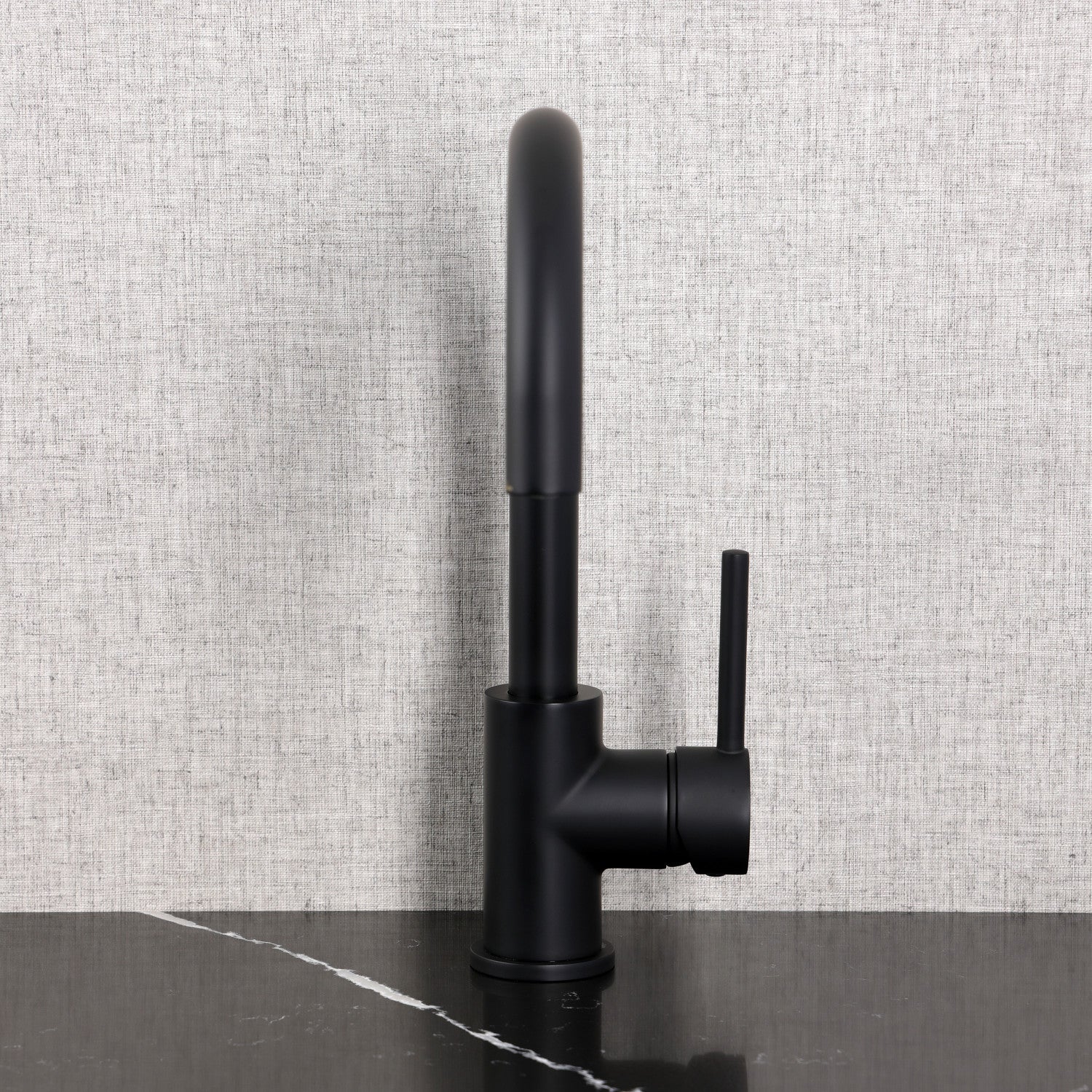 Kingston Sona LS8230DL - Concord Single-Handle 1-Hole Deck Mount Vessel Faucet, Matte Black — thumbnail 3