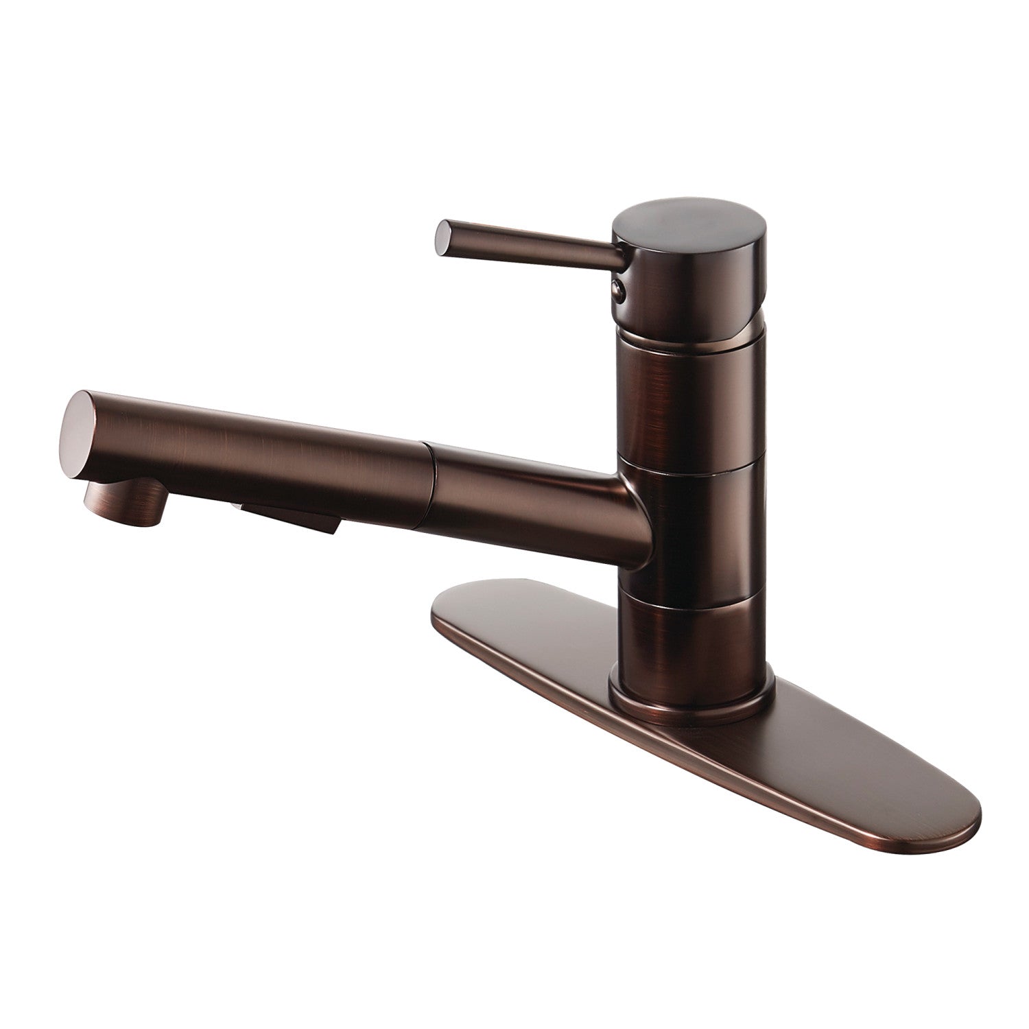 Kingston Sona LS8405DL - Concord Single-Handle 1-Hole Deck Mount Pull-Out Sprayer Kitchen Faucet, Oil Rubbed Bronze