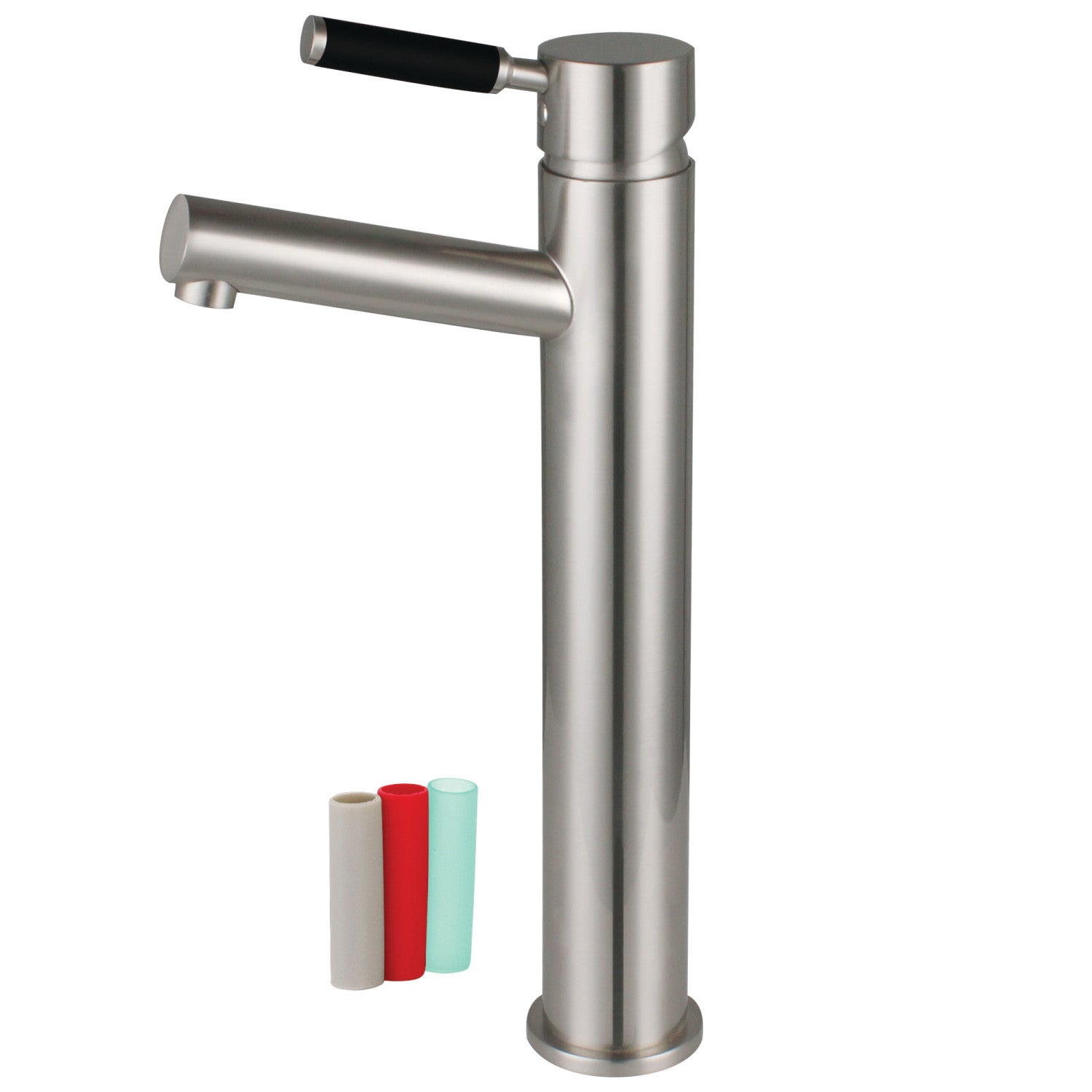 Kingston Sona LS8418DKL - Kaiser Single-Handle 1-Hole Deck Mount Vessel Faucet, Brushed Nickel