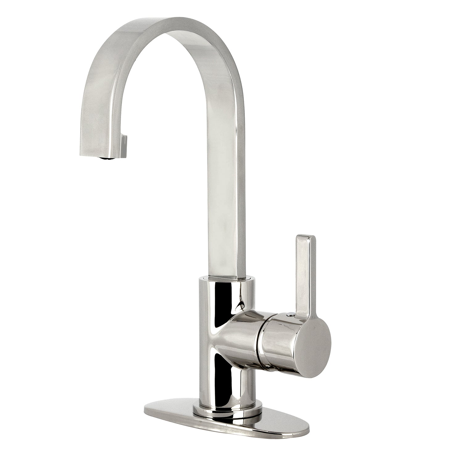 Kingston Sona LS861CTLPN - Continental One-Handle 1-Hole Deck Mount Bar Faucet, Polished Nickel