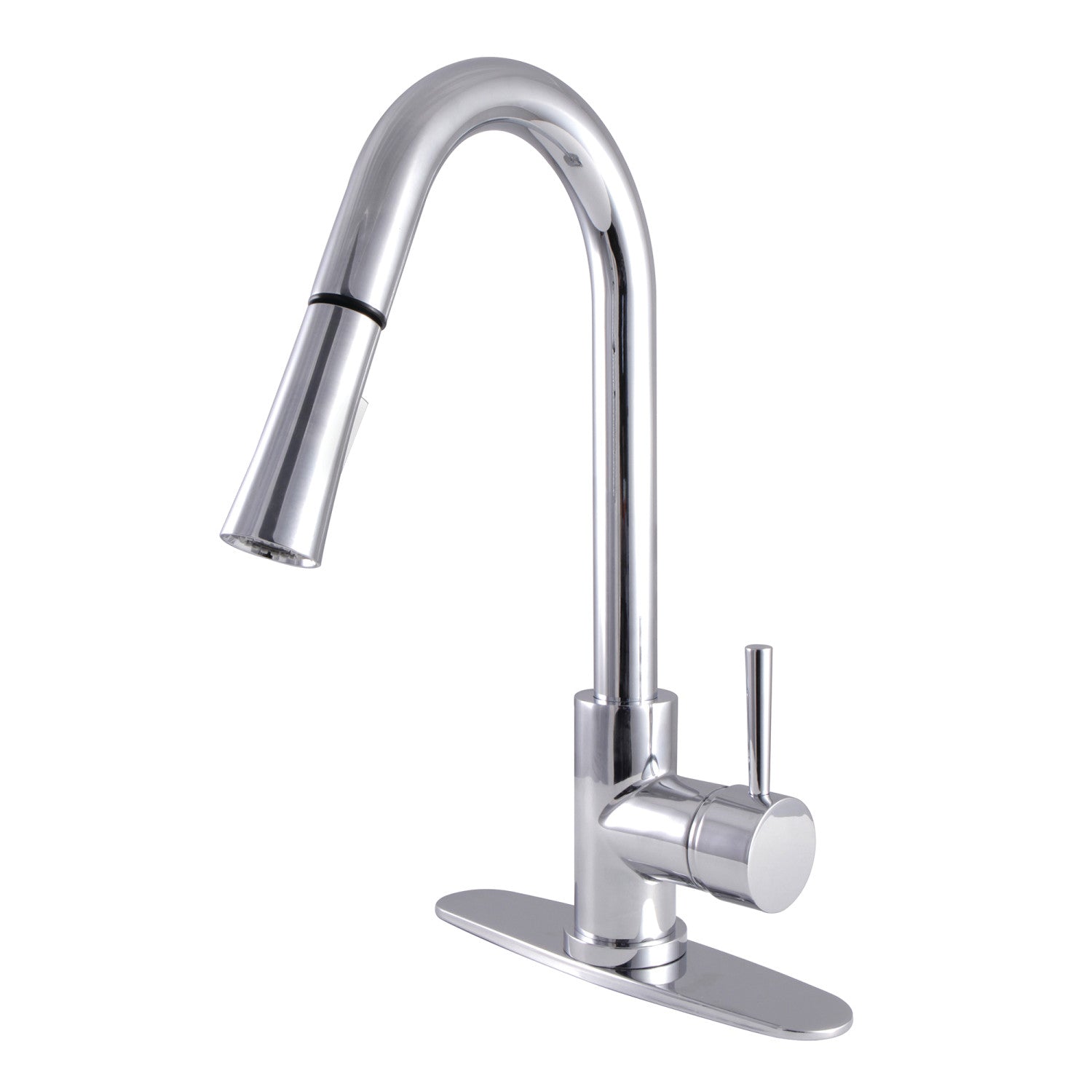 Kingston Sona LS8621DL - Concord Single-Handle Pull-Down Kitchen Faucet, Polished Chrome