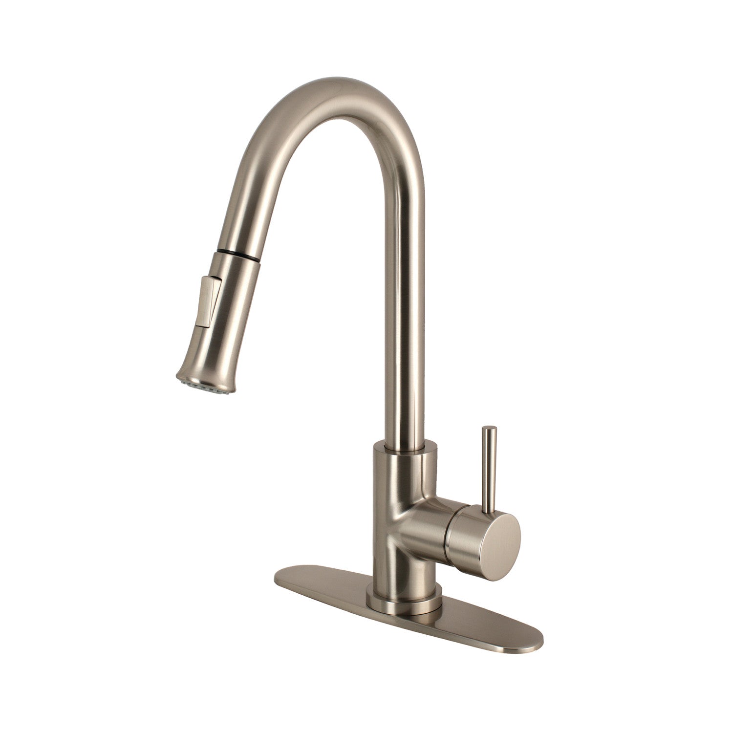 Kingston Sona LS8628DL - Concord Single-Handle Pull-Down Kitchen Faucet, Brushed Nickel