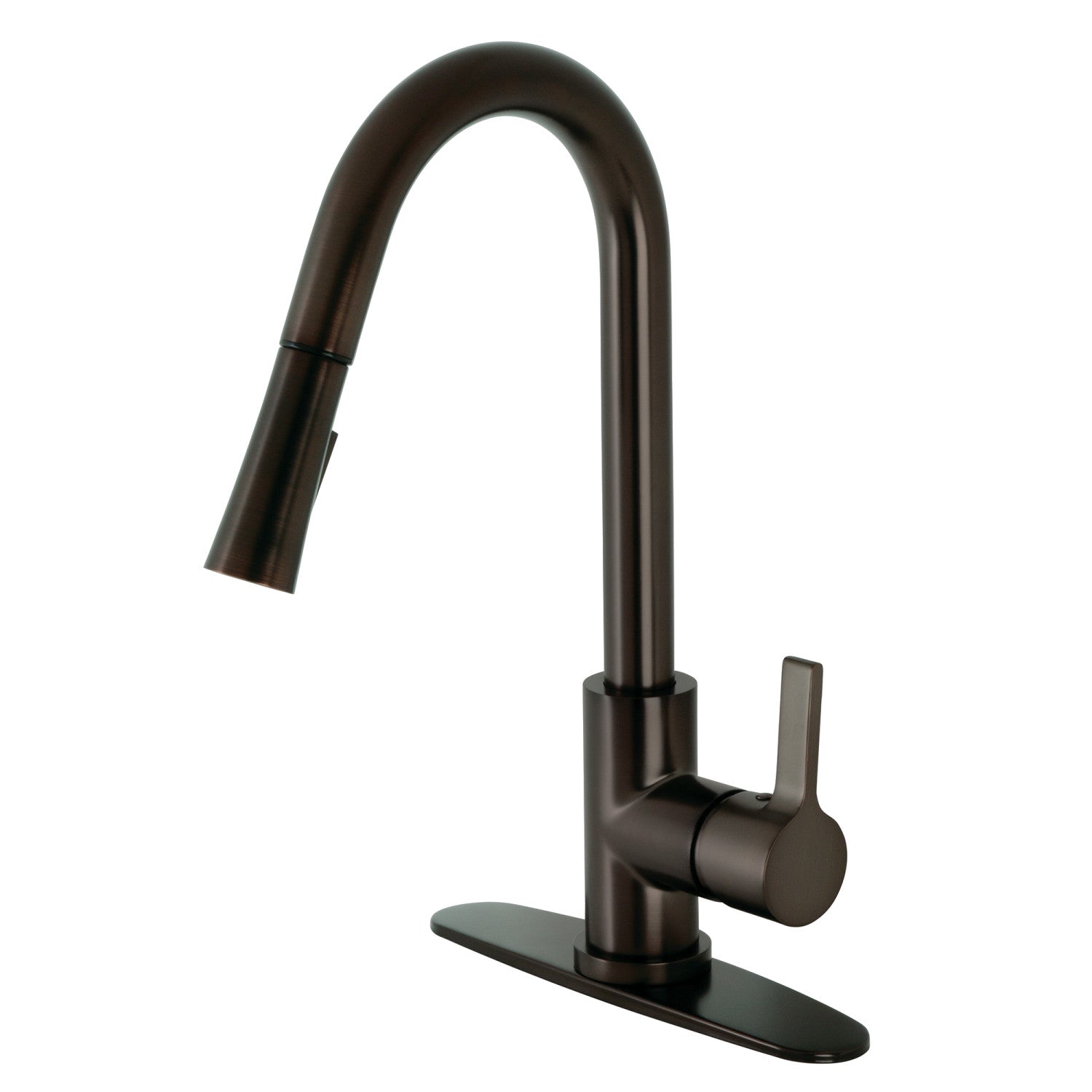 Kingston Sona LS8685CTL - Continental Single-Handle Pull-Down Kitchen Faucet, Oil Rubbed Bronze